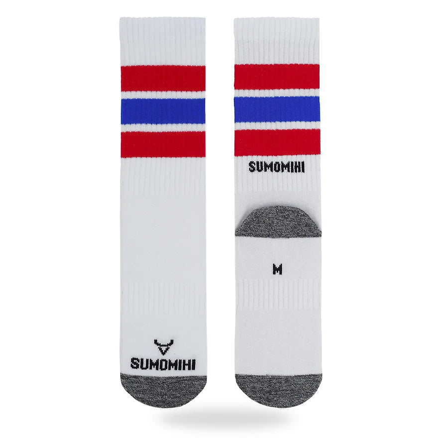SUMOMIHI - CALZINO RED/BLUE STRIPES SOCK
