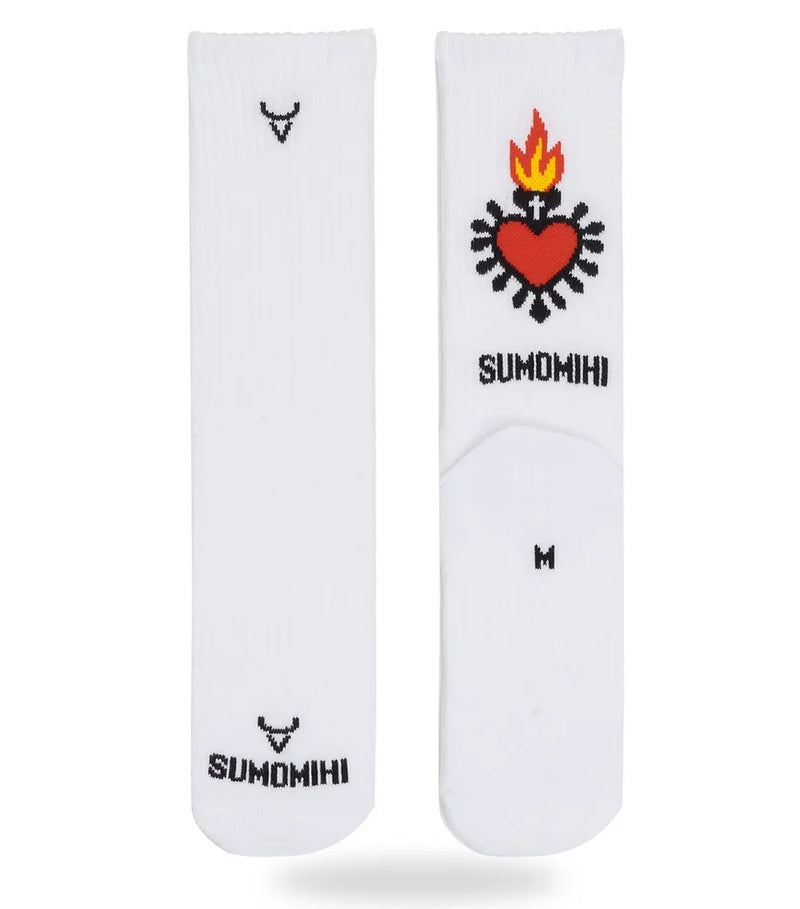 SUMOMIHI - CALZINO SACRED HEART WHITE