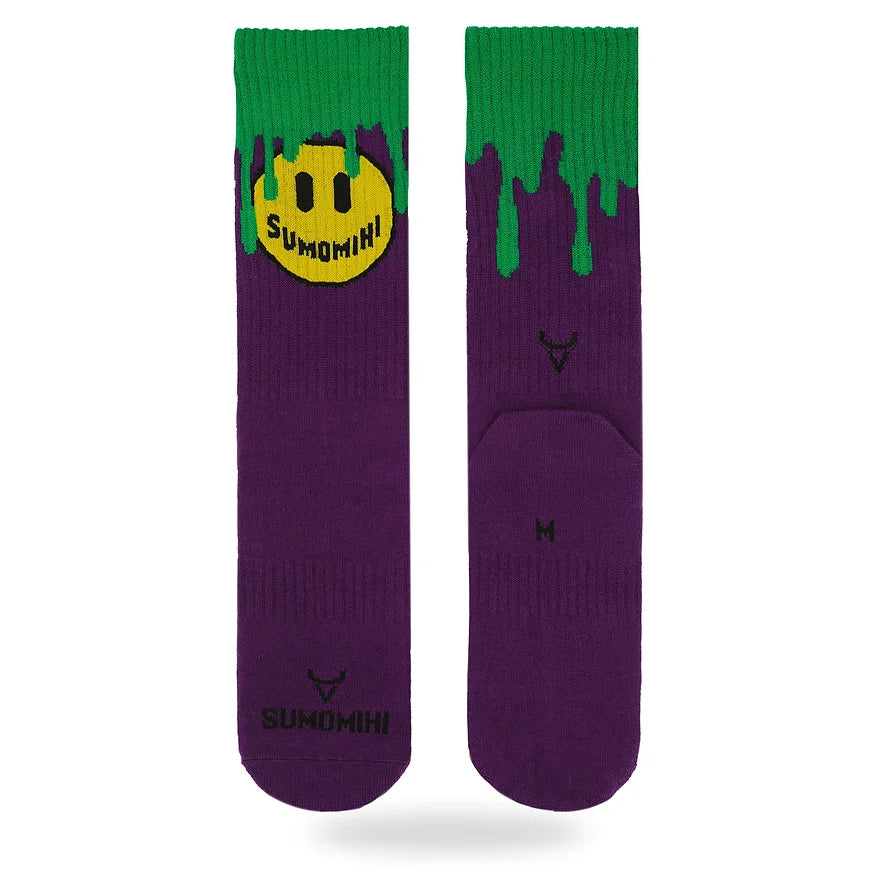 SUMOMIHI - CALZINO SMILE'N DRIP GREEN SOCK