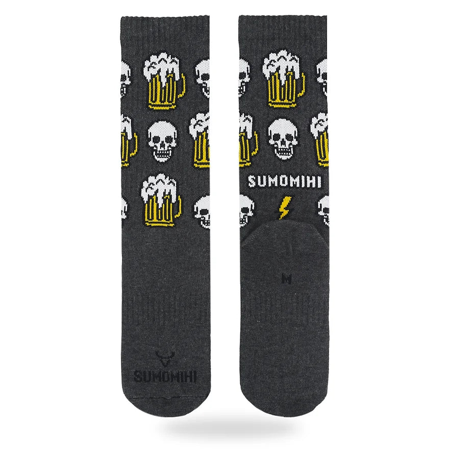 SUMOMIHI - CALZINO BEER SKULL SOCK