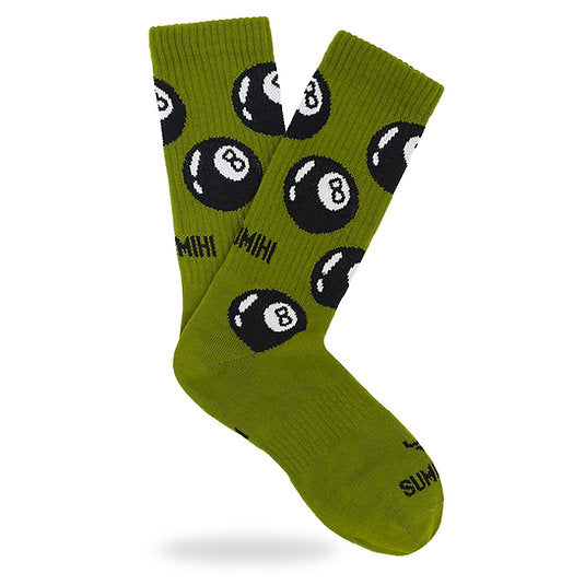 SUMOMIHI - CALZINO 8 BALL GREEN SOCK
