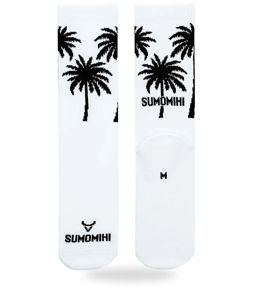 SUMOMIHI - CALZINO PALMS WHITE