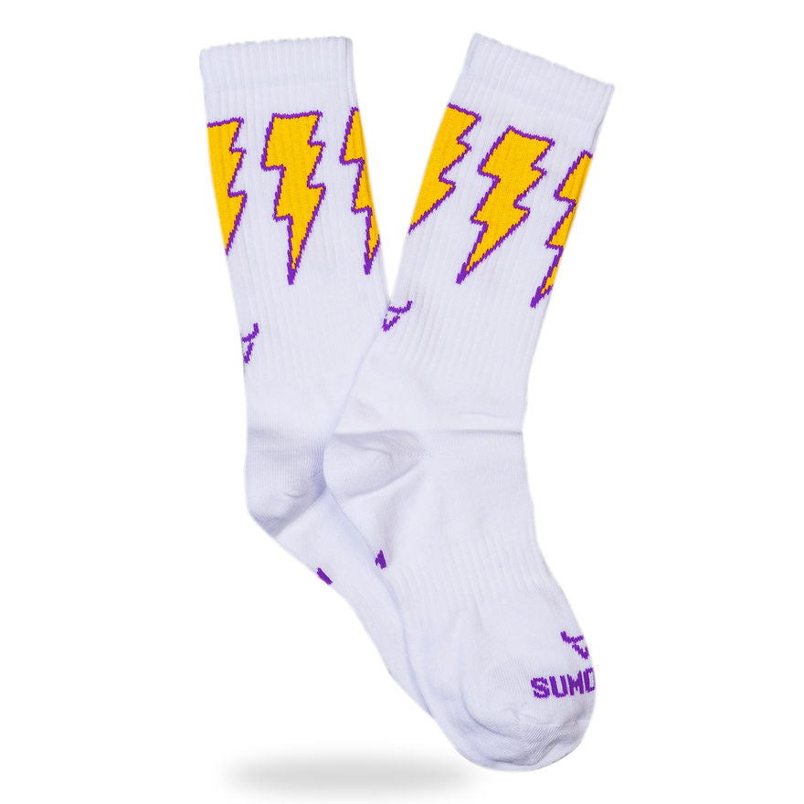 SUMOMIHI - CALZINO LIGHTNING WHITE SOCK