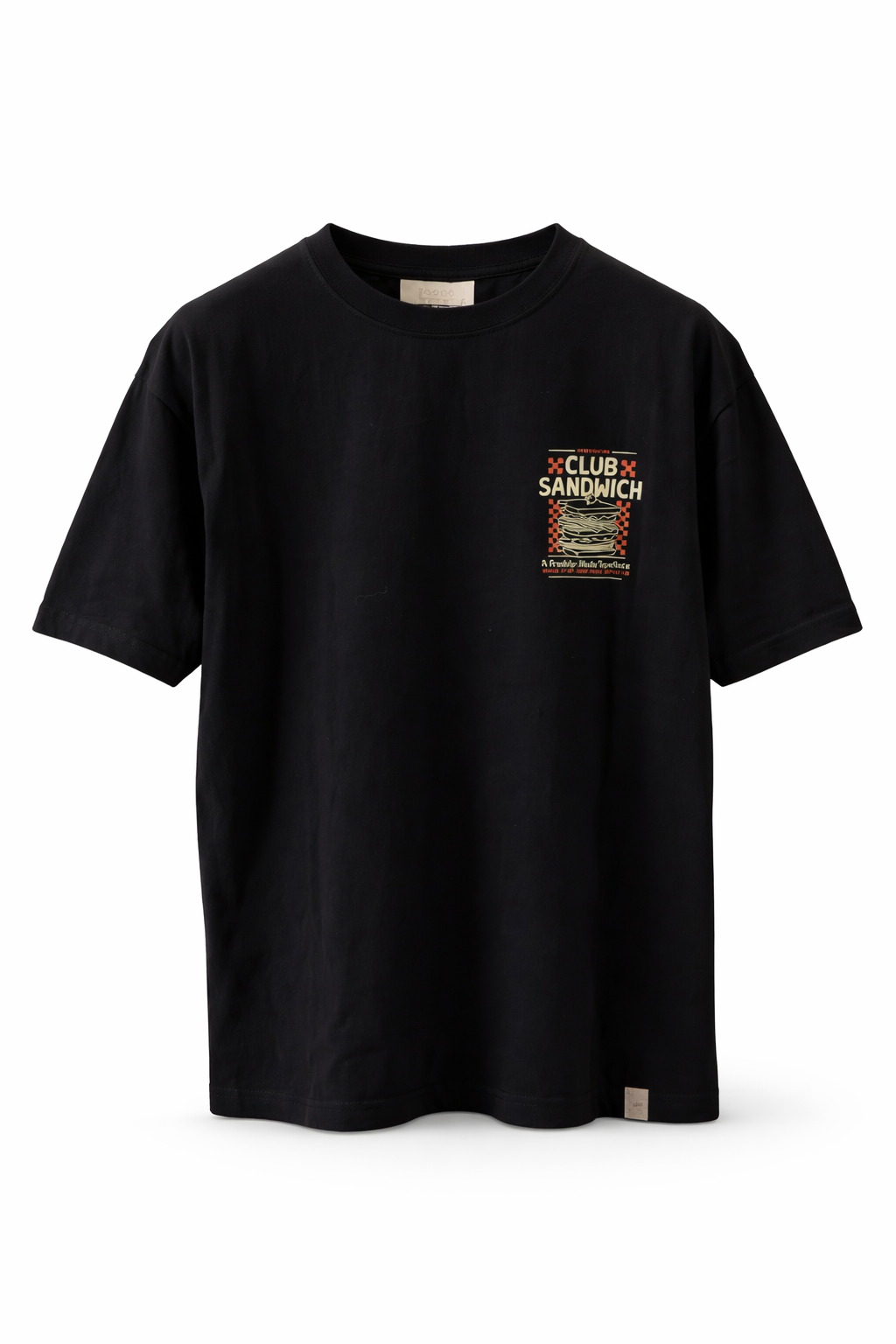 TÖÖCO - OVER  T-SHIRT CLUB SANDWICH BLACK