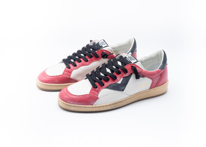 4B12- SNEAKERS PLAY BIANCO ROSSO