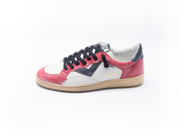 4B12- SNEAKERS PLAY BIANCO ROSSO