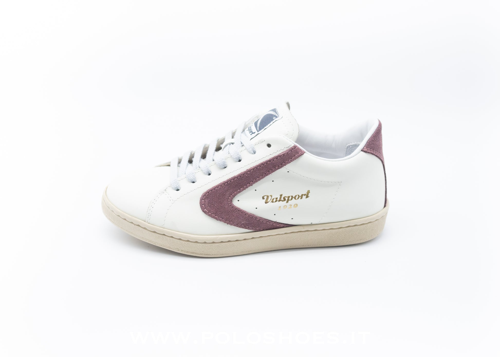 VALSPORT - TOURNAMENT CLASSIC SUEDE BIANCO BROWN ROSE