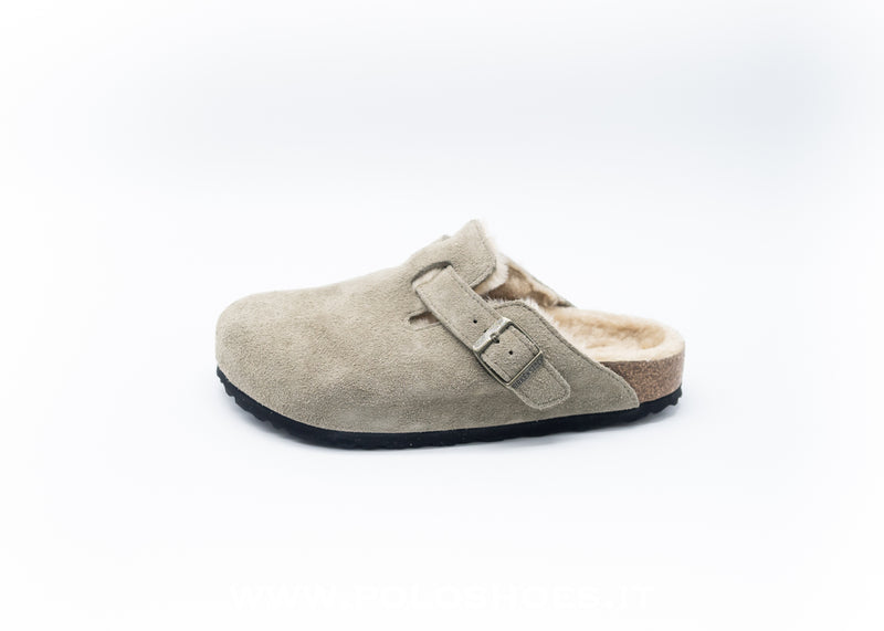 BIRKENSTOCK - BOSTON PELLICCIA TAUPE