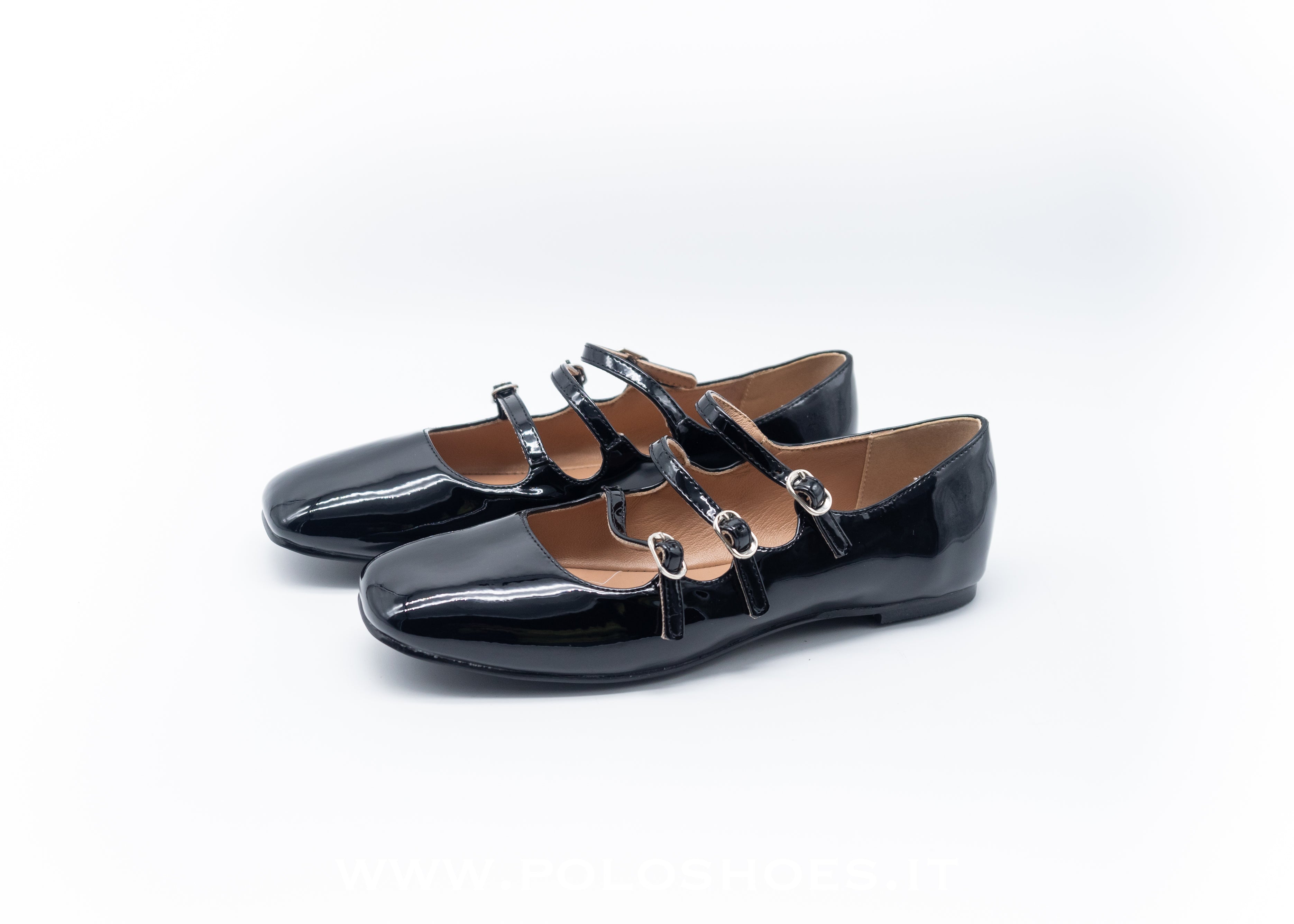 HADEL - BALLERINA VERNICE BLACK