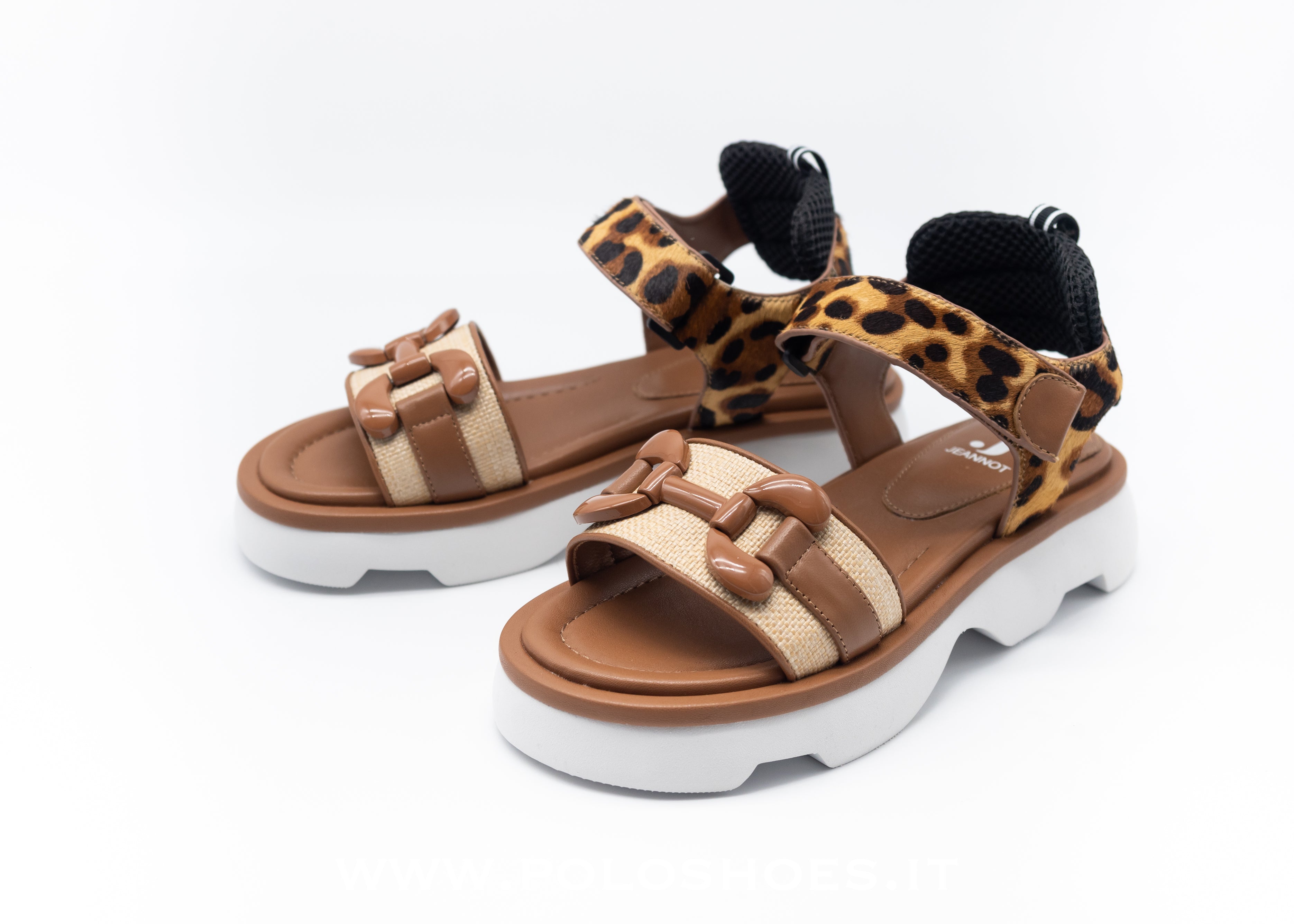 JEANNOT - SANDALO ANIMALIER STRAPPO