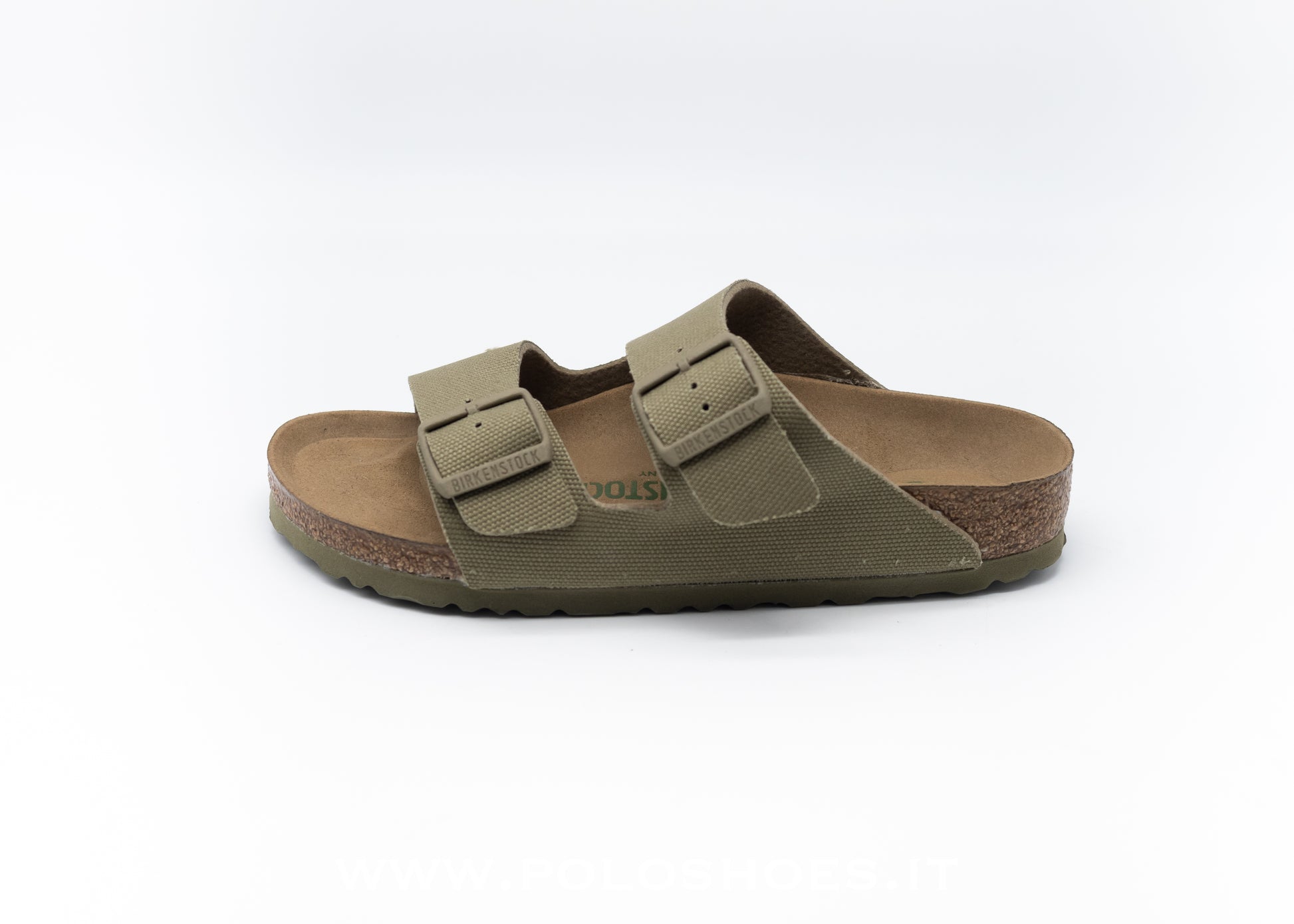 BIRKENSTOCK - 🌱 ARIZONA VEGAN CANVAS FADED KHAKI