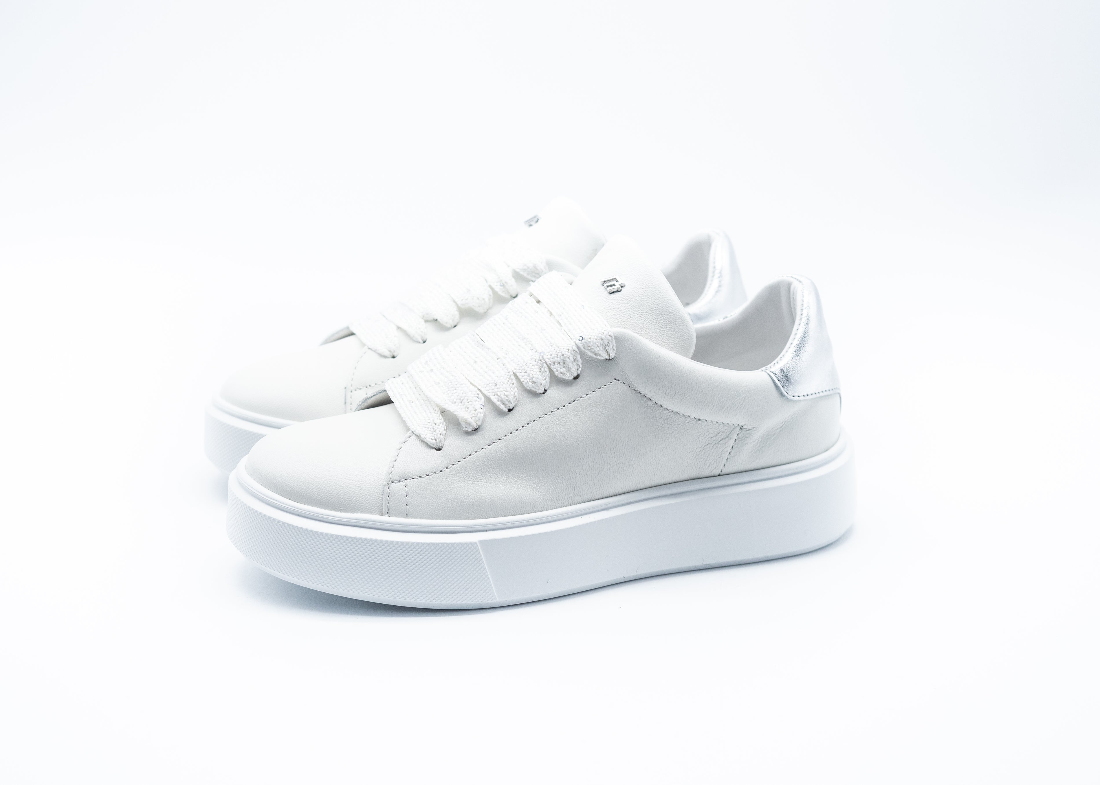 FRAU - SNEAKERS WHITE ARGENTO