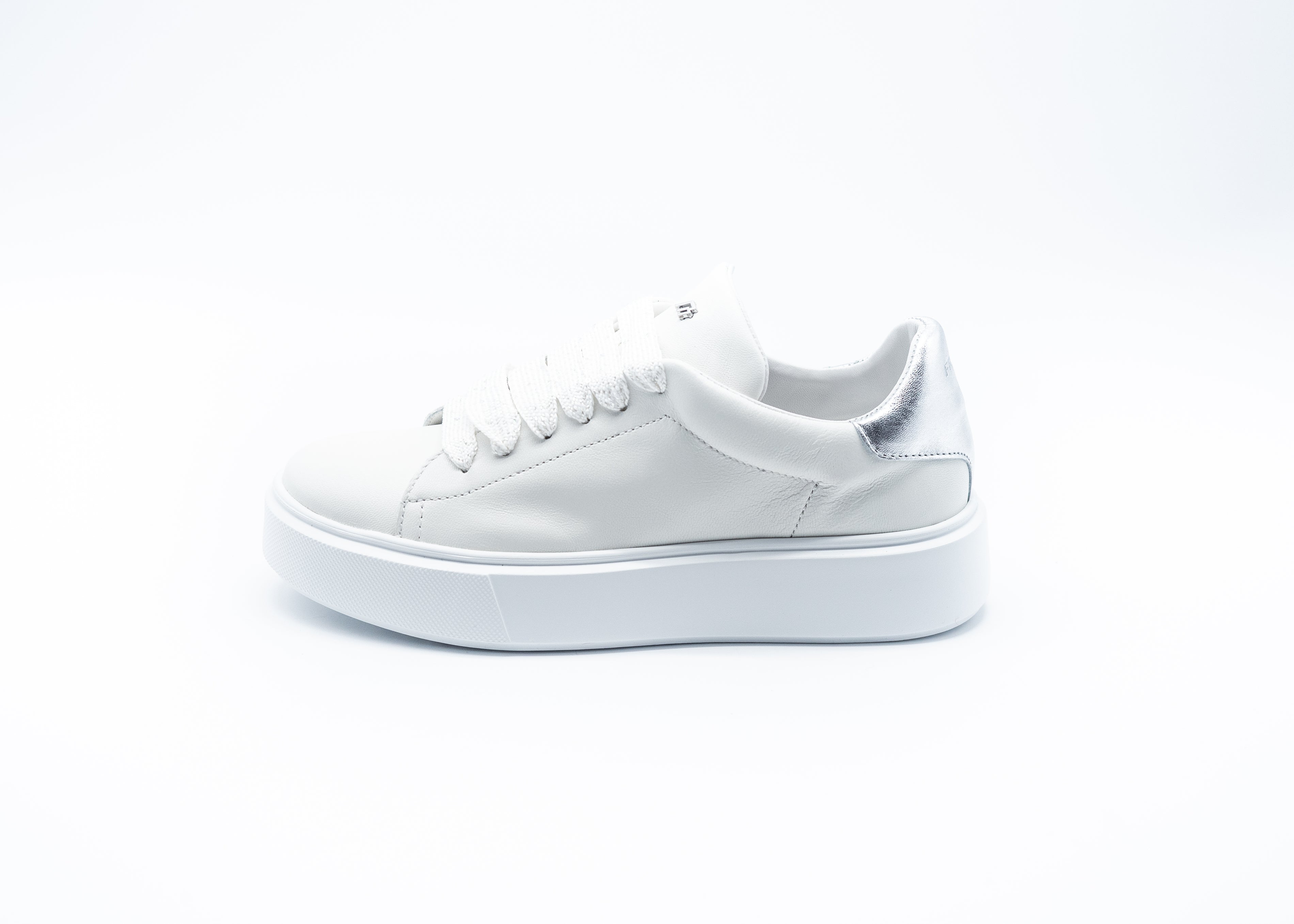 FRAU - SNEAKERS WHITE ARGENTO