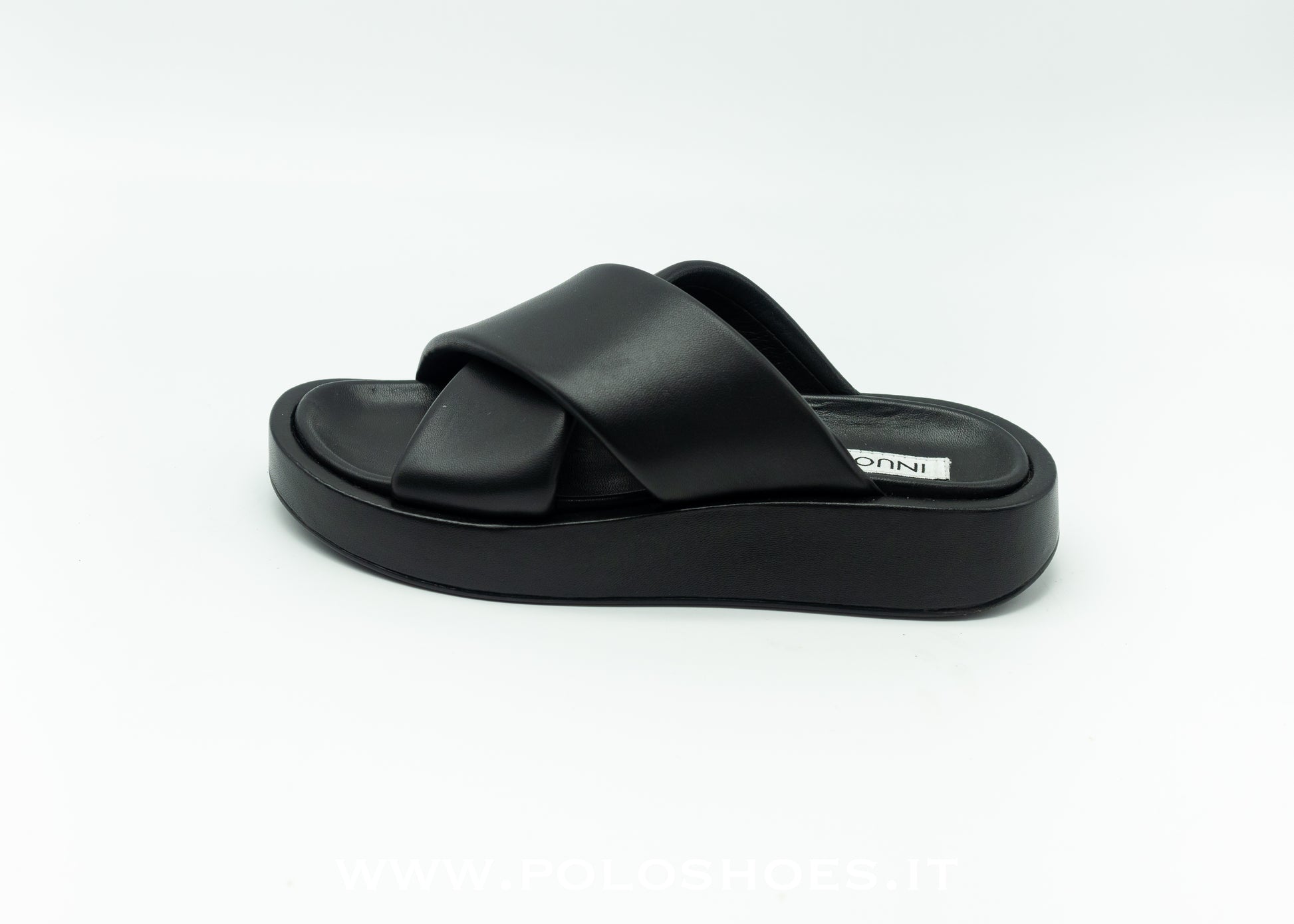 INUOVO - SABOT FASCIA BLACK