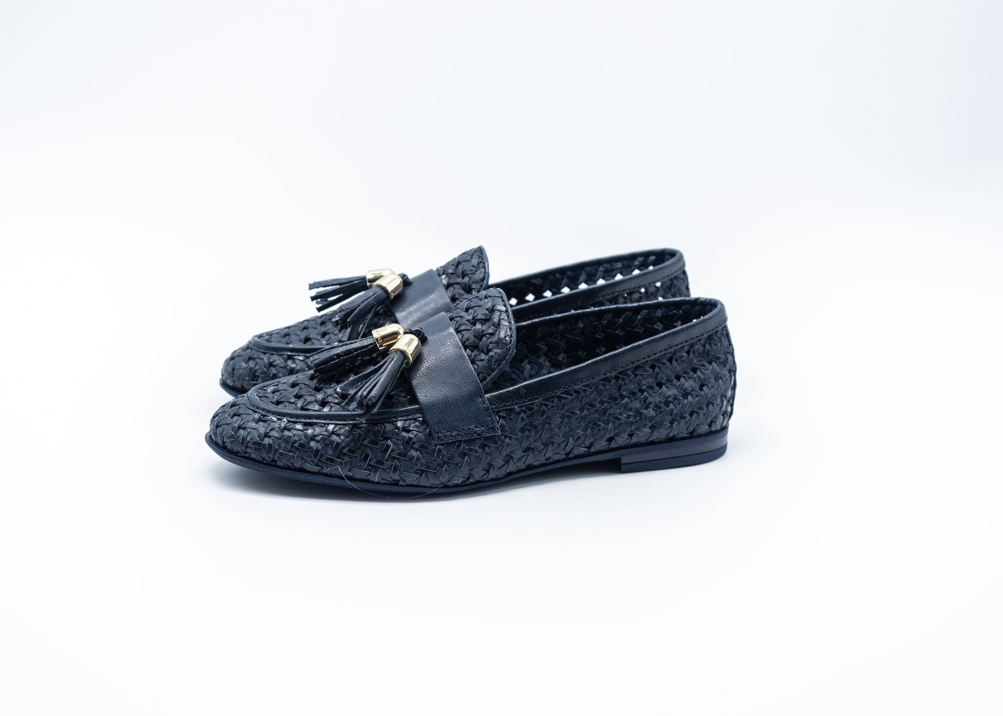 FRAU - MOCASSINI INTRECCIO NAVY