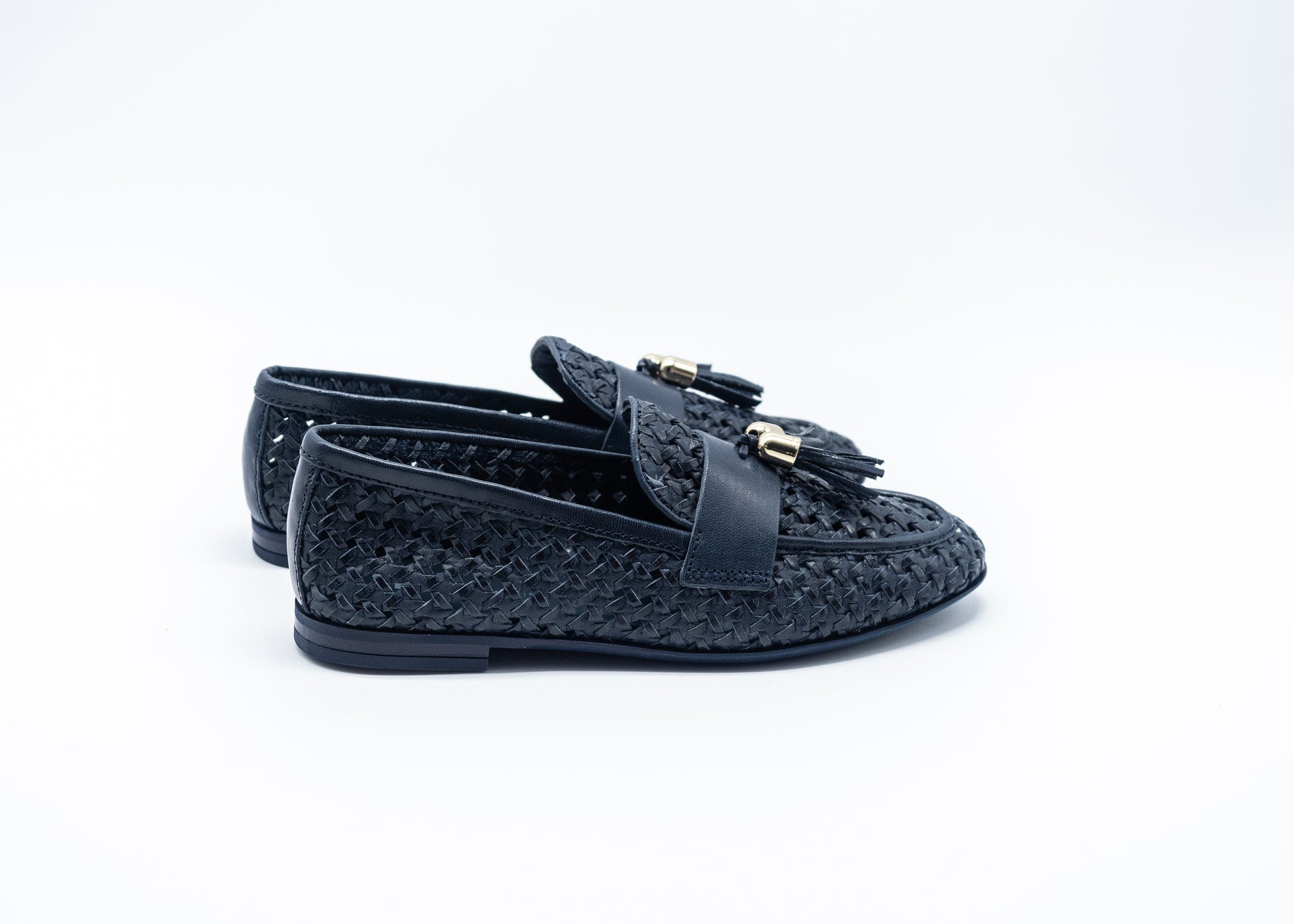 FRAU - MOCASSINI INTRECCIO NAVY