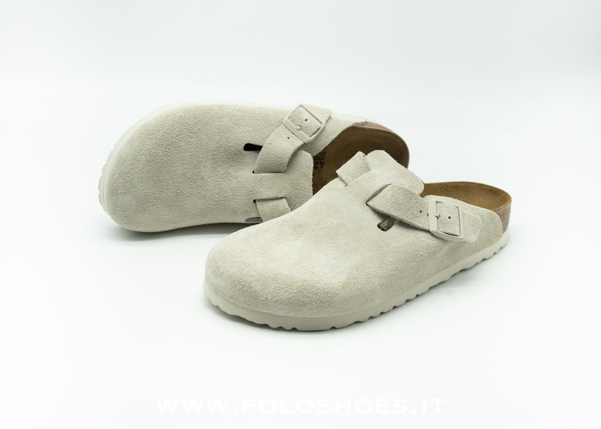 BIRKENSTOCK - BOSTON ANTIQUE WHITE