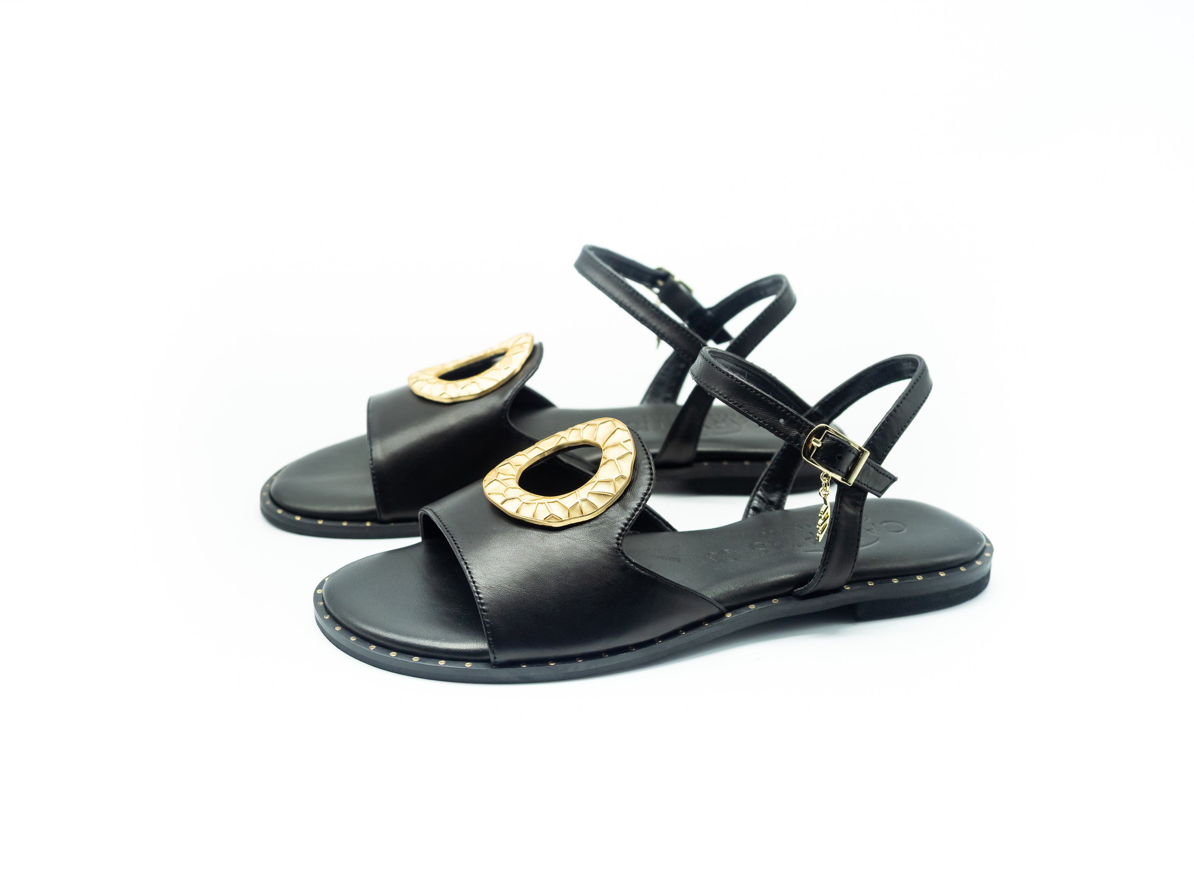 CARYATIS - SANDALO ACCESSORIO BLACK GOLD