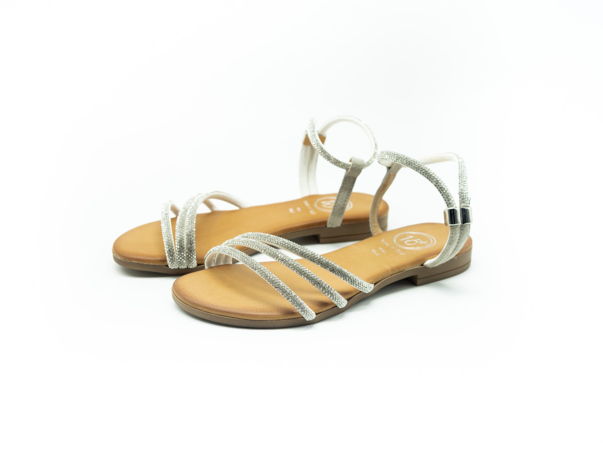 18+ - SANDALO STRASS ARGENTO