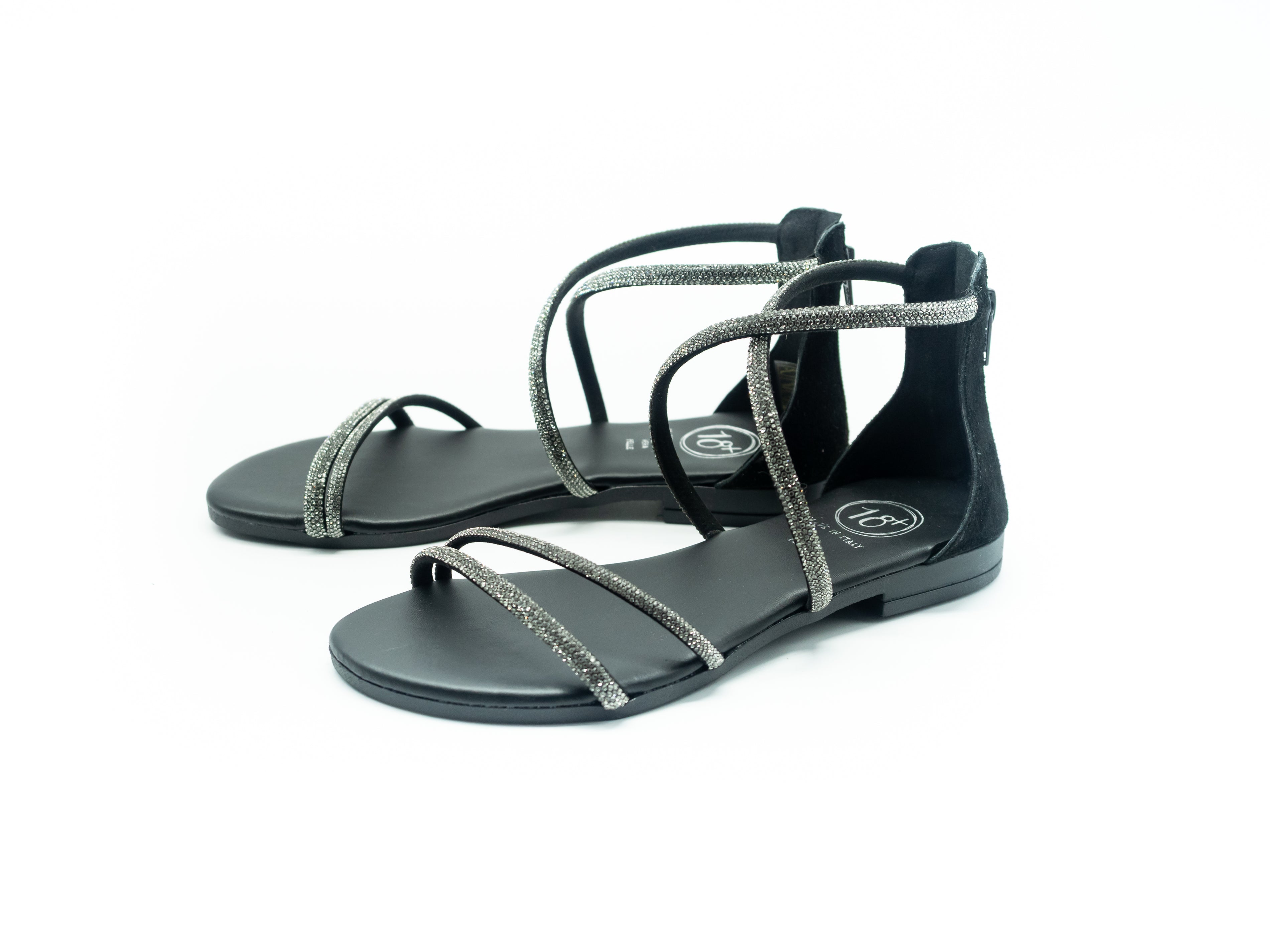 18+ - SANDALO STRASS BLACK