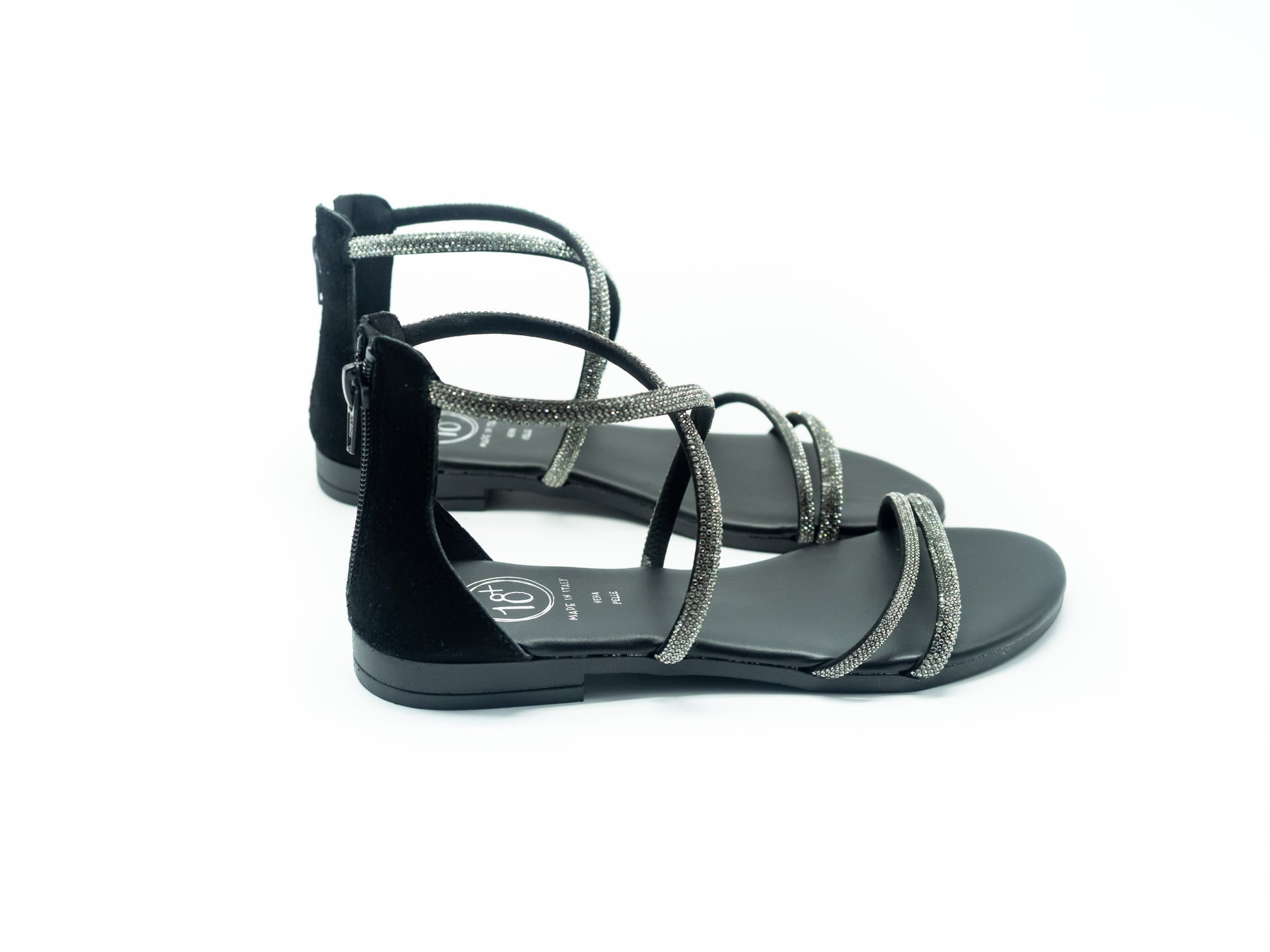 18+ - SANDALO STRASS BLACK