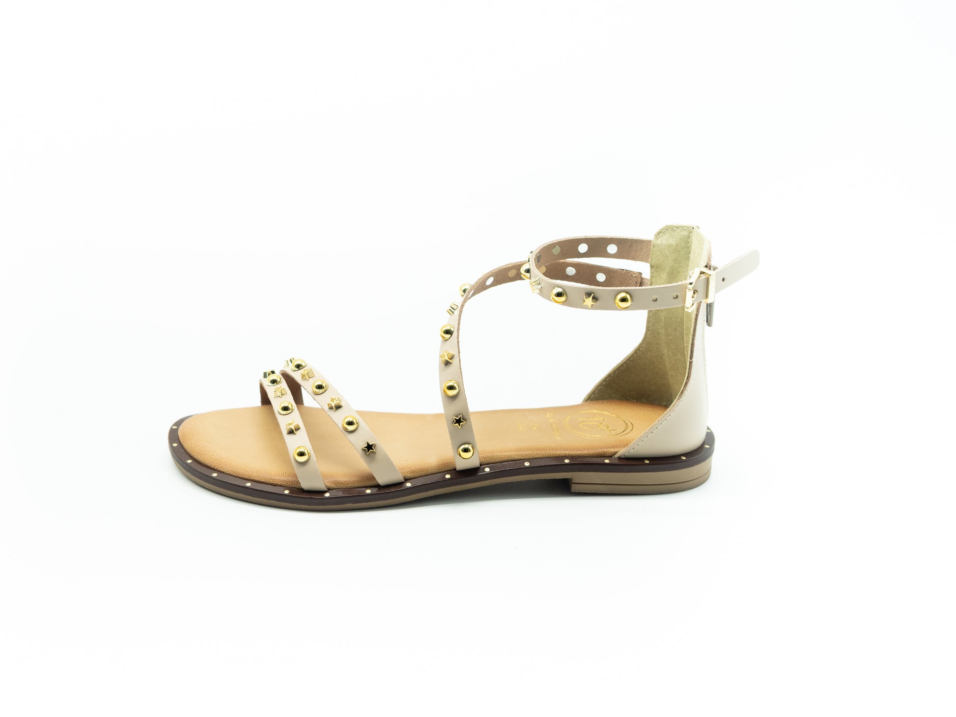 18+ - SANDALO BORCHIE BEIGE