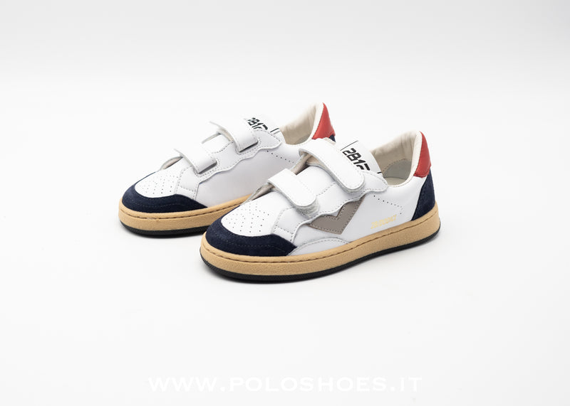 2B12 - PLAY  SNEAKERS STRAPPI WHITE