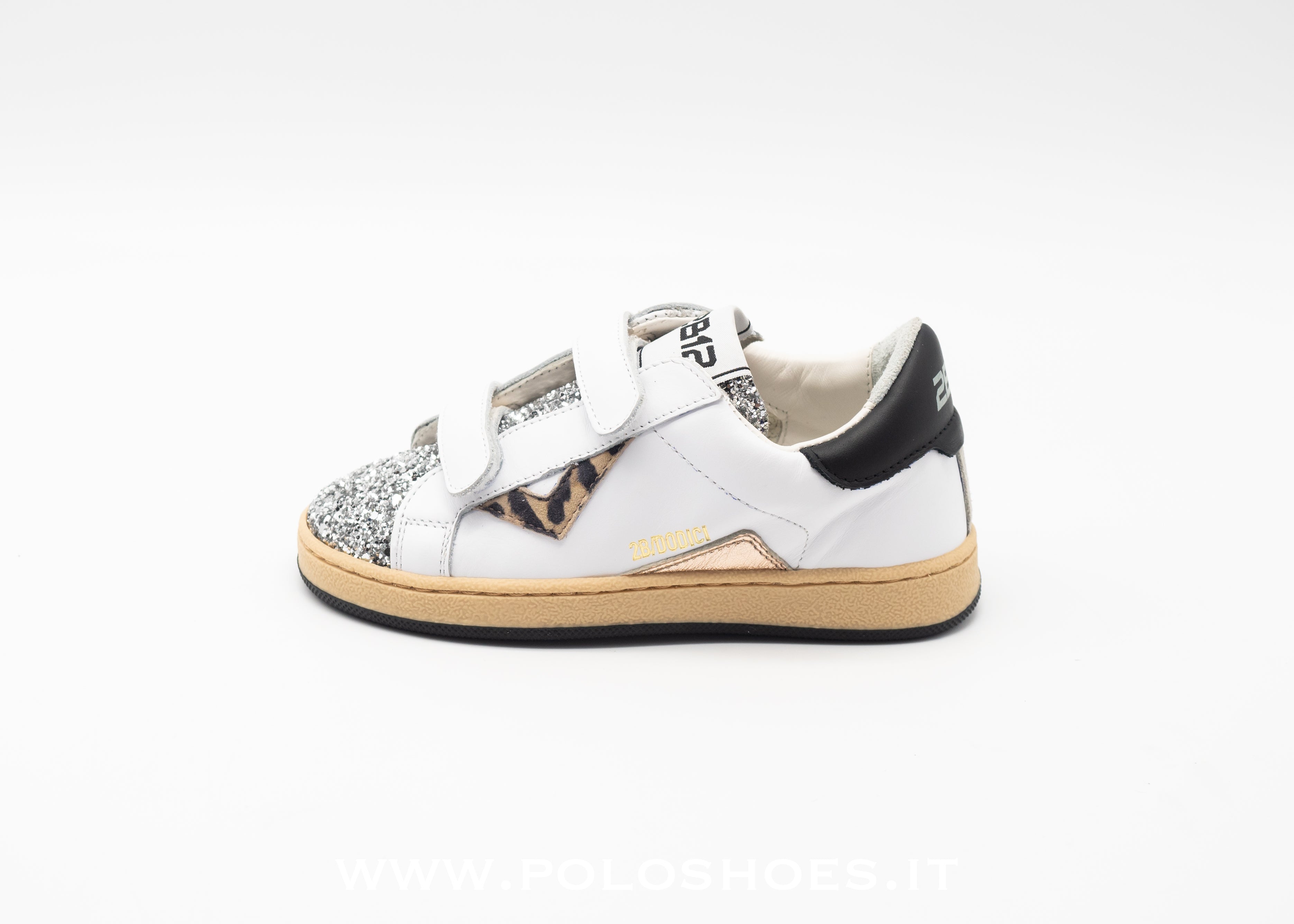 2B12 - SUPRIME SNEAKERS STRAPPI WHITE