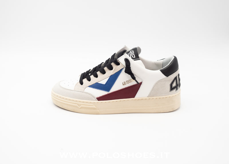 4B12 - KYLE SNEAKERS WHITE BLUETTE