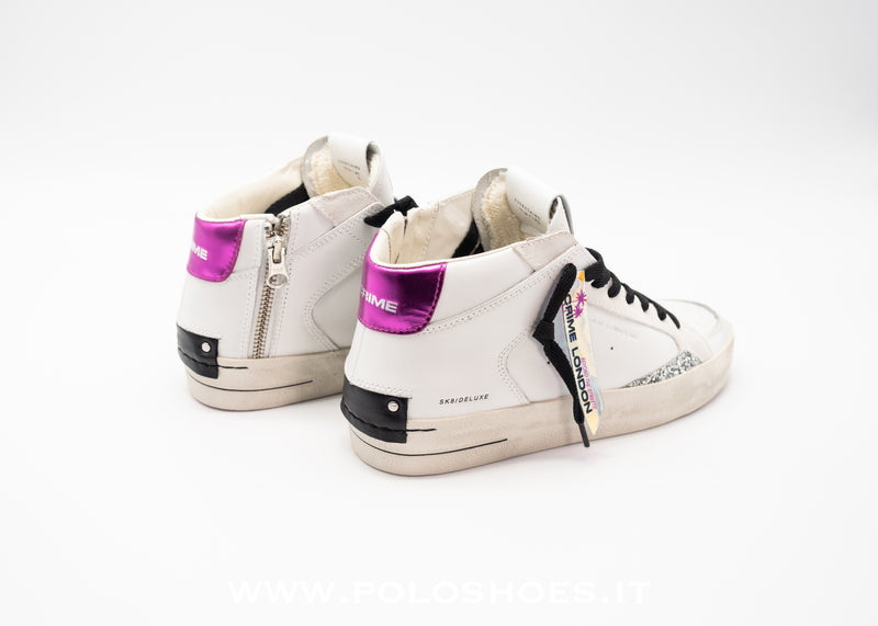 CRIME LONDON - SNEAKERS MID RAINBOW PLUM