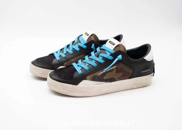 CRIME LONDON - SNEAKERS BLACK MILITARY