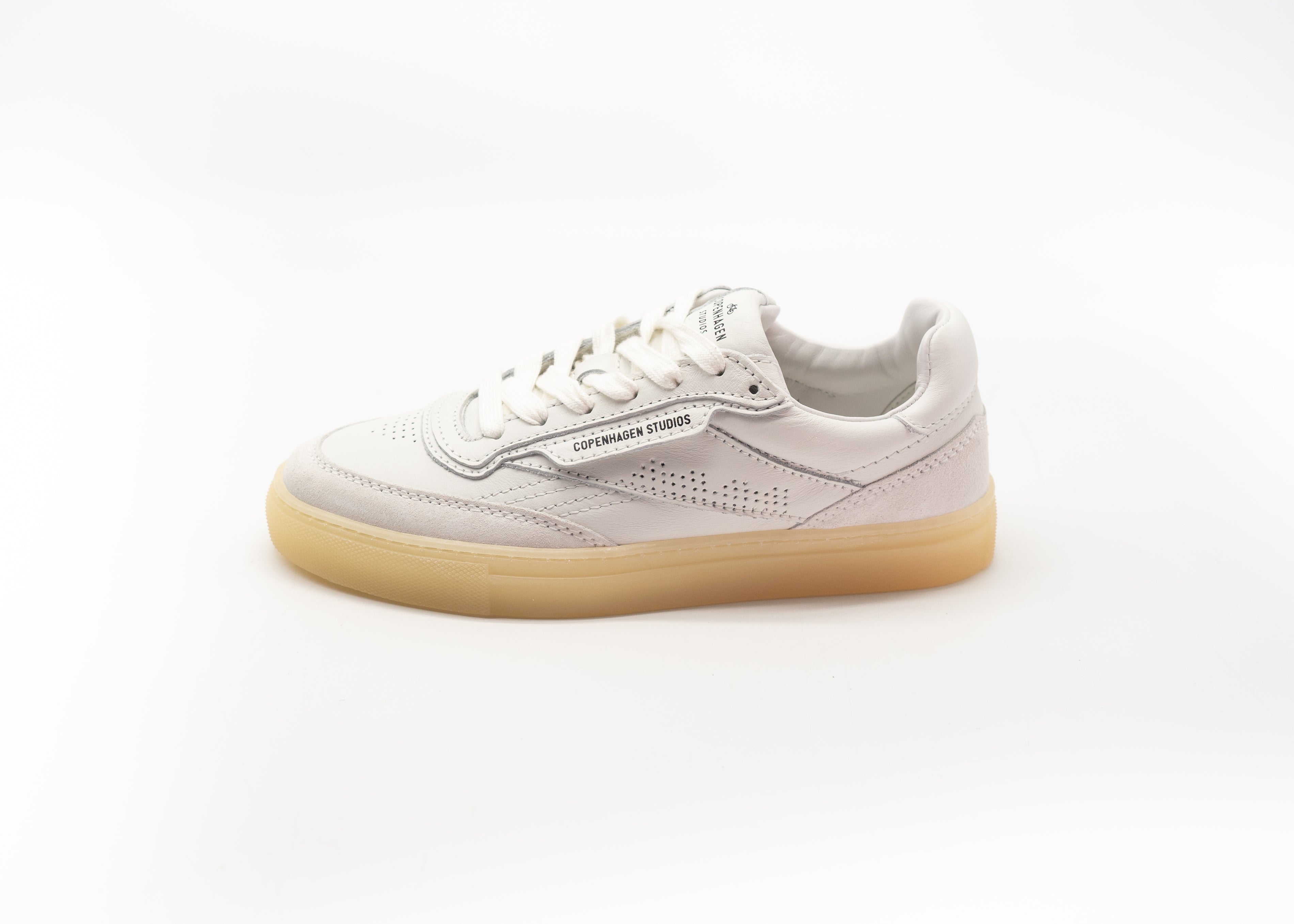 COPENHAGEN - CPH90 LEATHER MIX WHITE CREAM