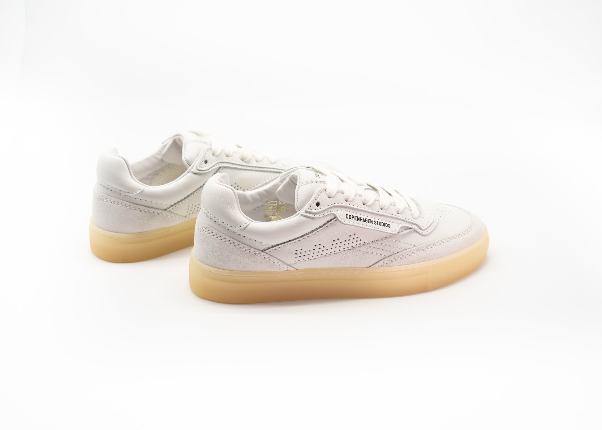 COPENHAGEN - CPH90 LEATHER MIX WHITE CREAM