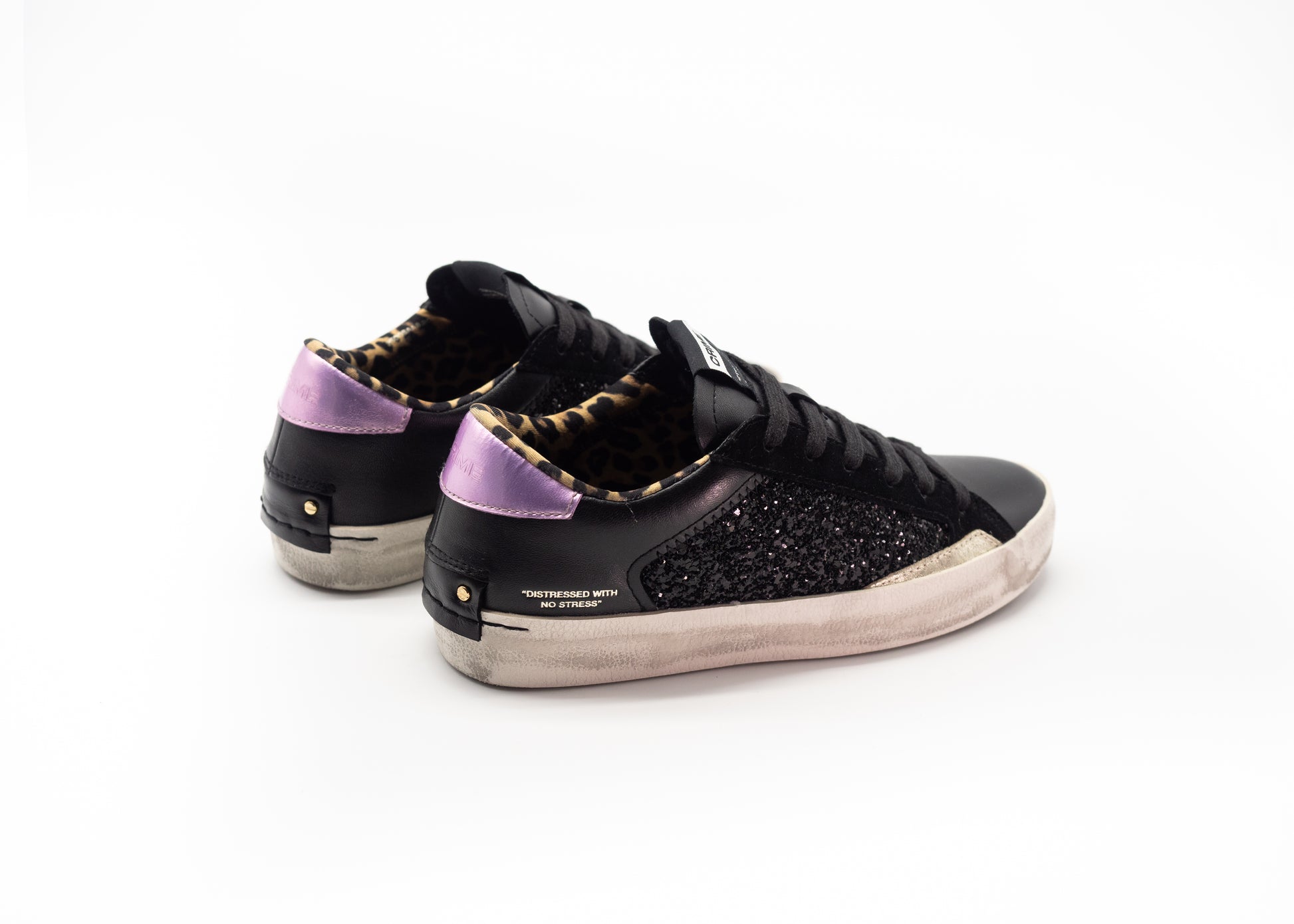 CRIME LONDON -DISTRESSED BLACK SPARK