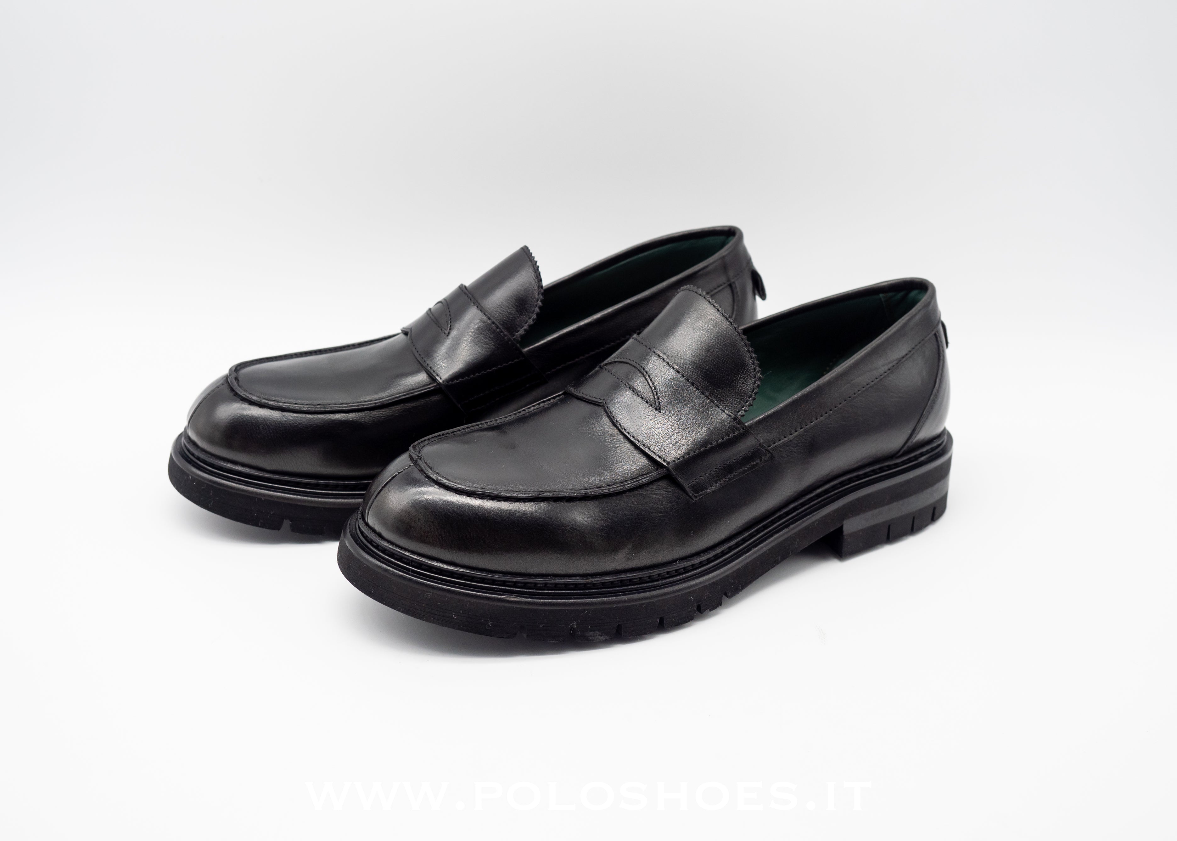 CALPIERRE - MOCASSINO OVER BLACK