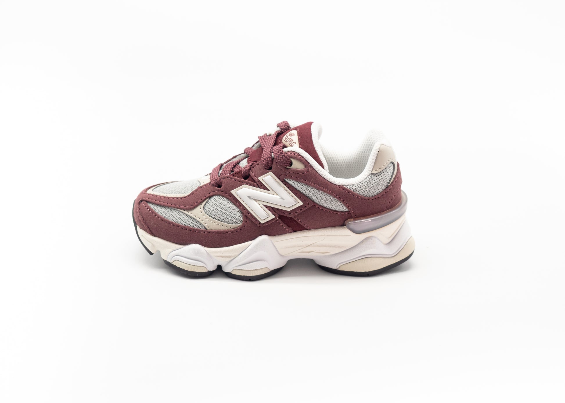 NEW BALANCE - NEW BALANCE 9060 LACE WASHED BURGUNDY JUNIOR