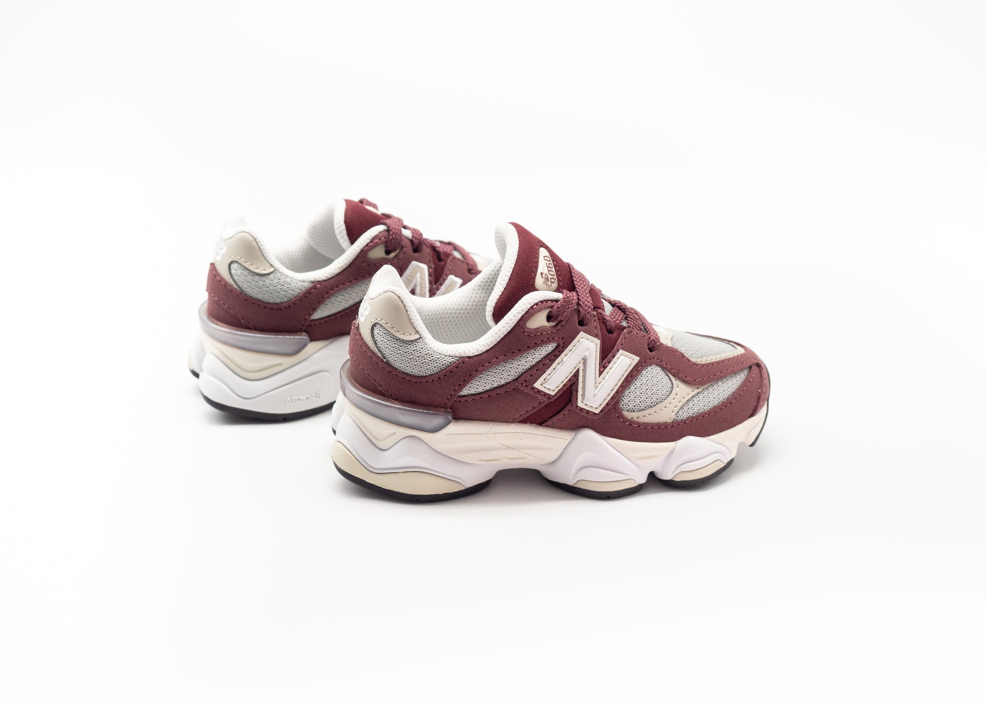 NEW BALANCE - NEW BALANCE 9060 LACE WASHED BURGUNDY JUNIOR
