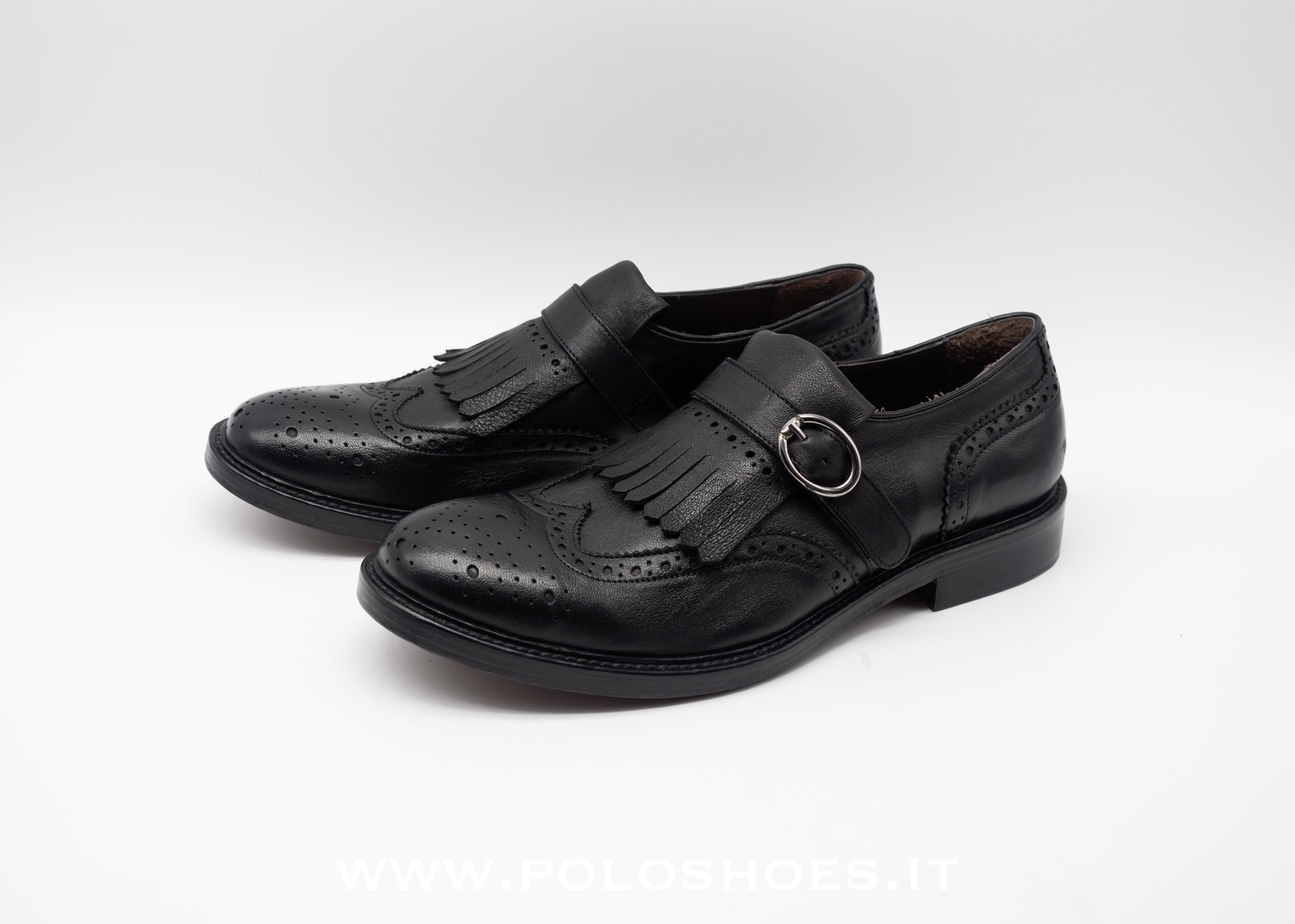 POLO - INGLESE FRANGIATA BLACK