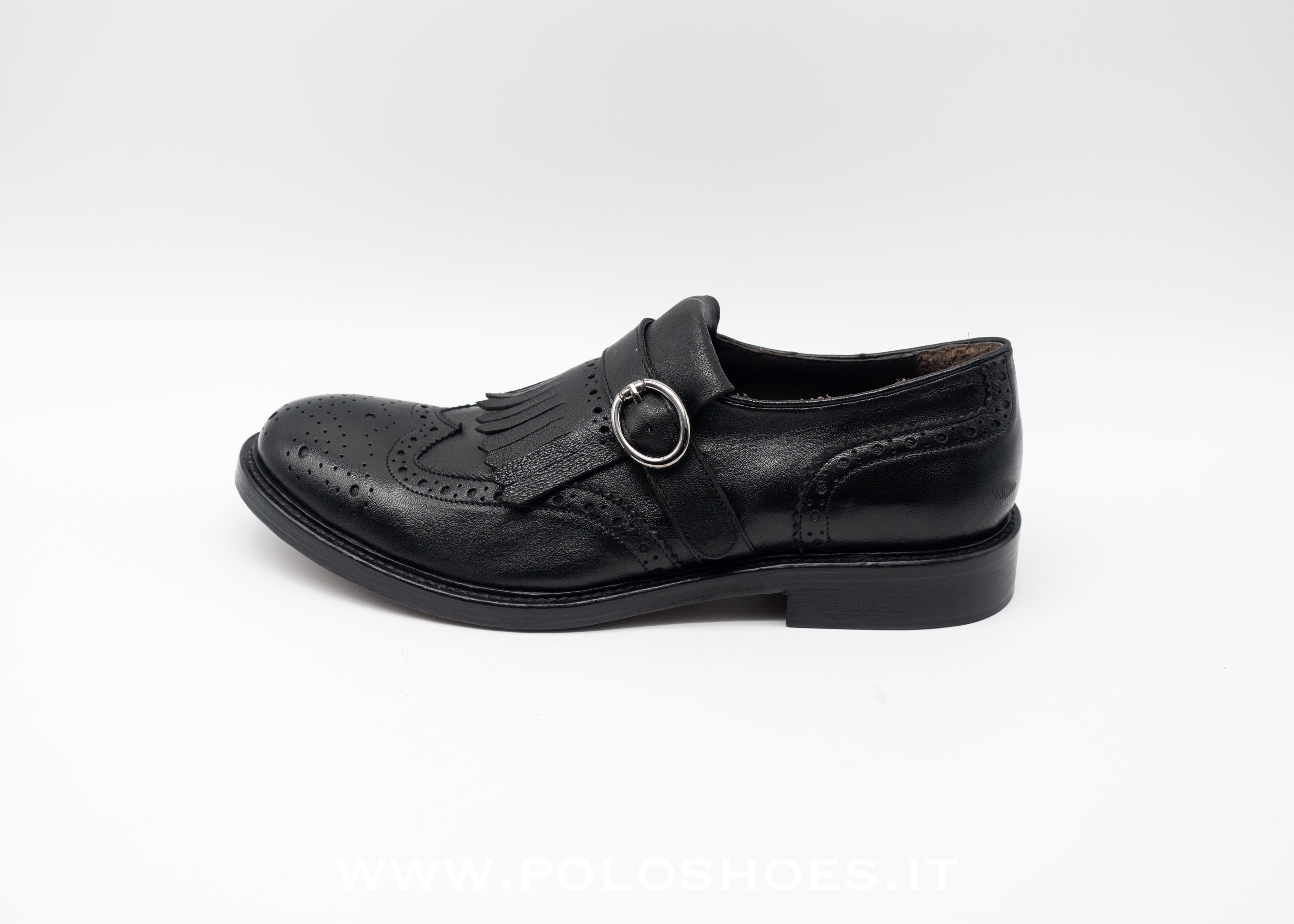 POLO - INGLESE FRANGIATA BLACK