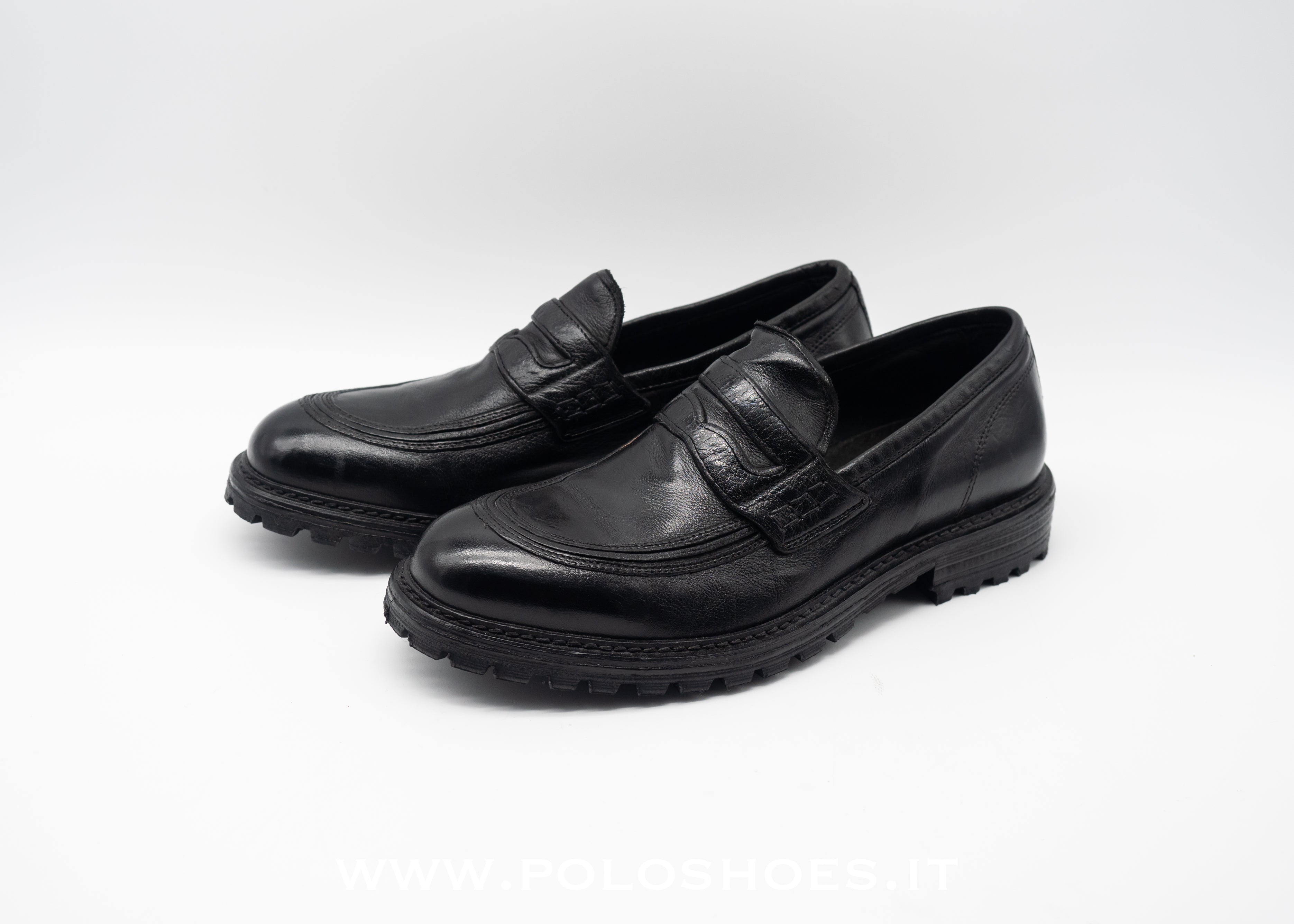 HUNDRED 100 - MOCASSINO COLLEGE BLACK