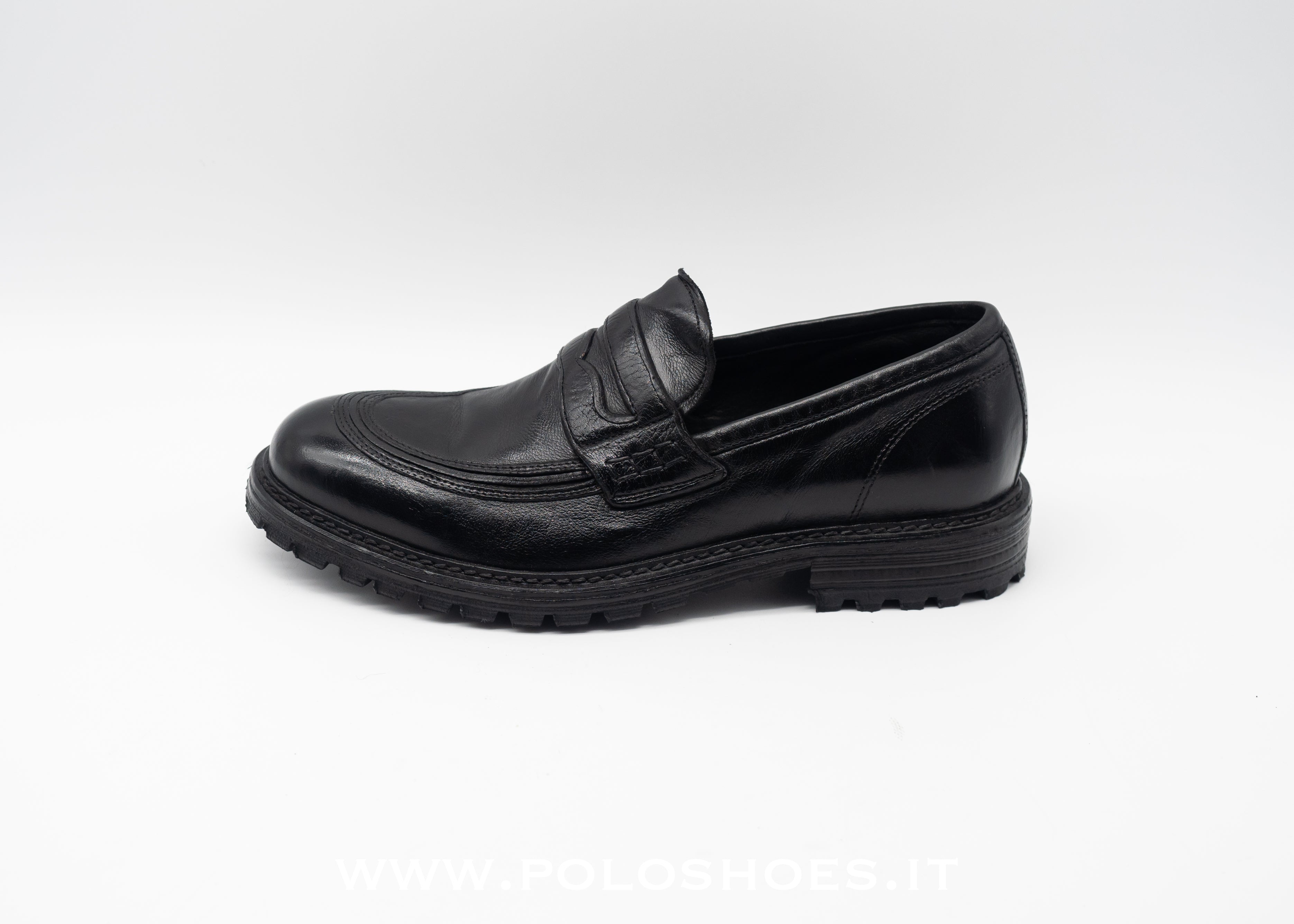 HUNDRED 100 - MOCASSINO COLLEGE BLACK