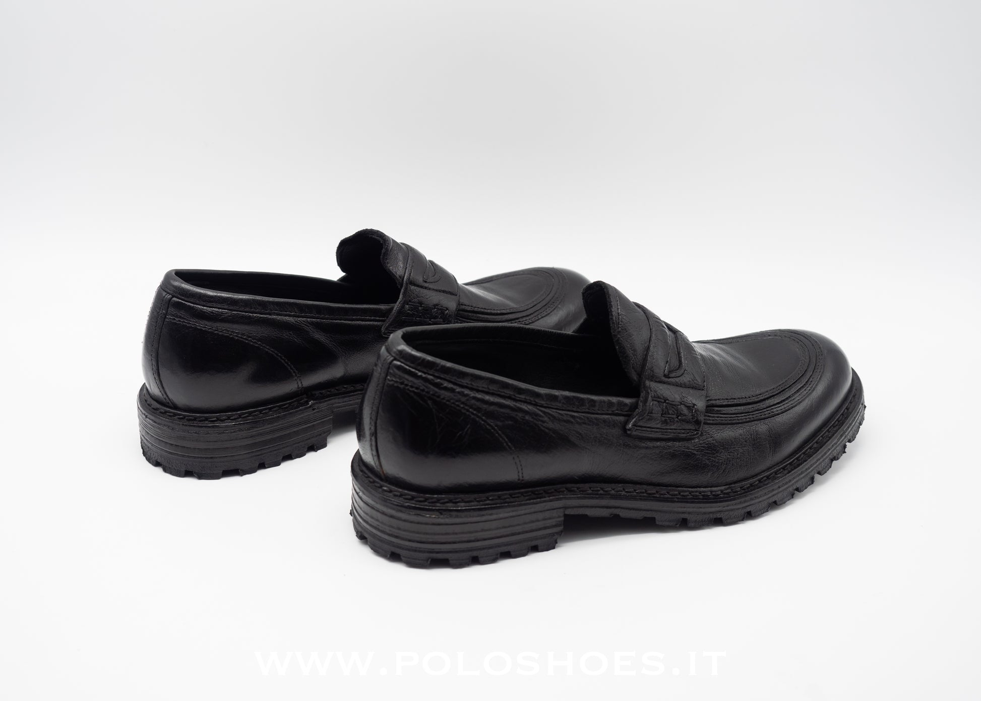 HUNDRED 100 - MOCASSINO COLLEGE BLACK