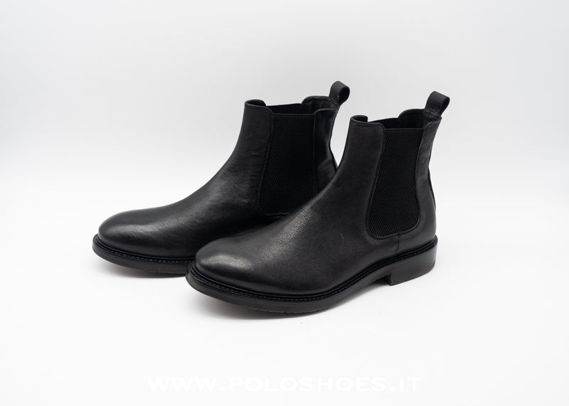 VICOLO8 - STIVALETTO ELASTICI NERO