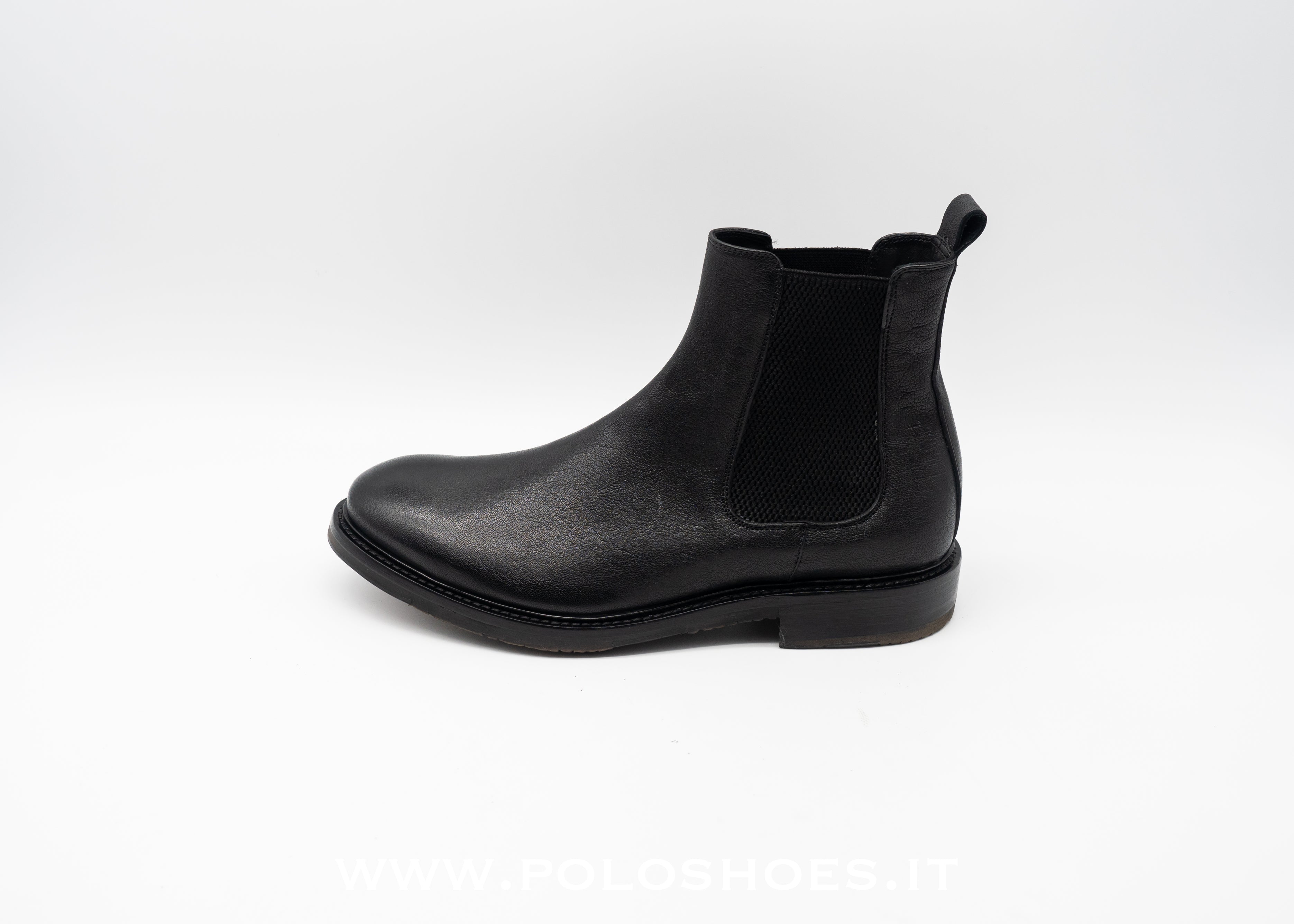 VICOLO8 - STIVALETTO ELASTICI NERO