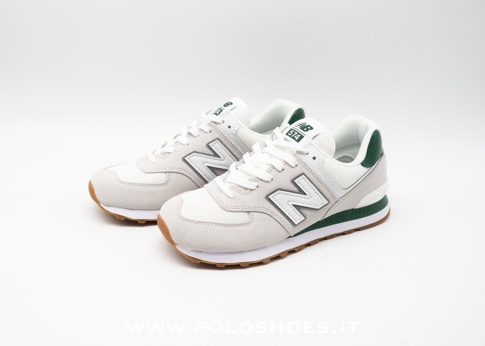 NEW BALANCE NEW BALANCE 574 WHITE – Polo Calzature