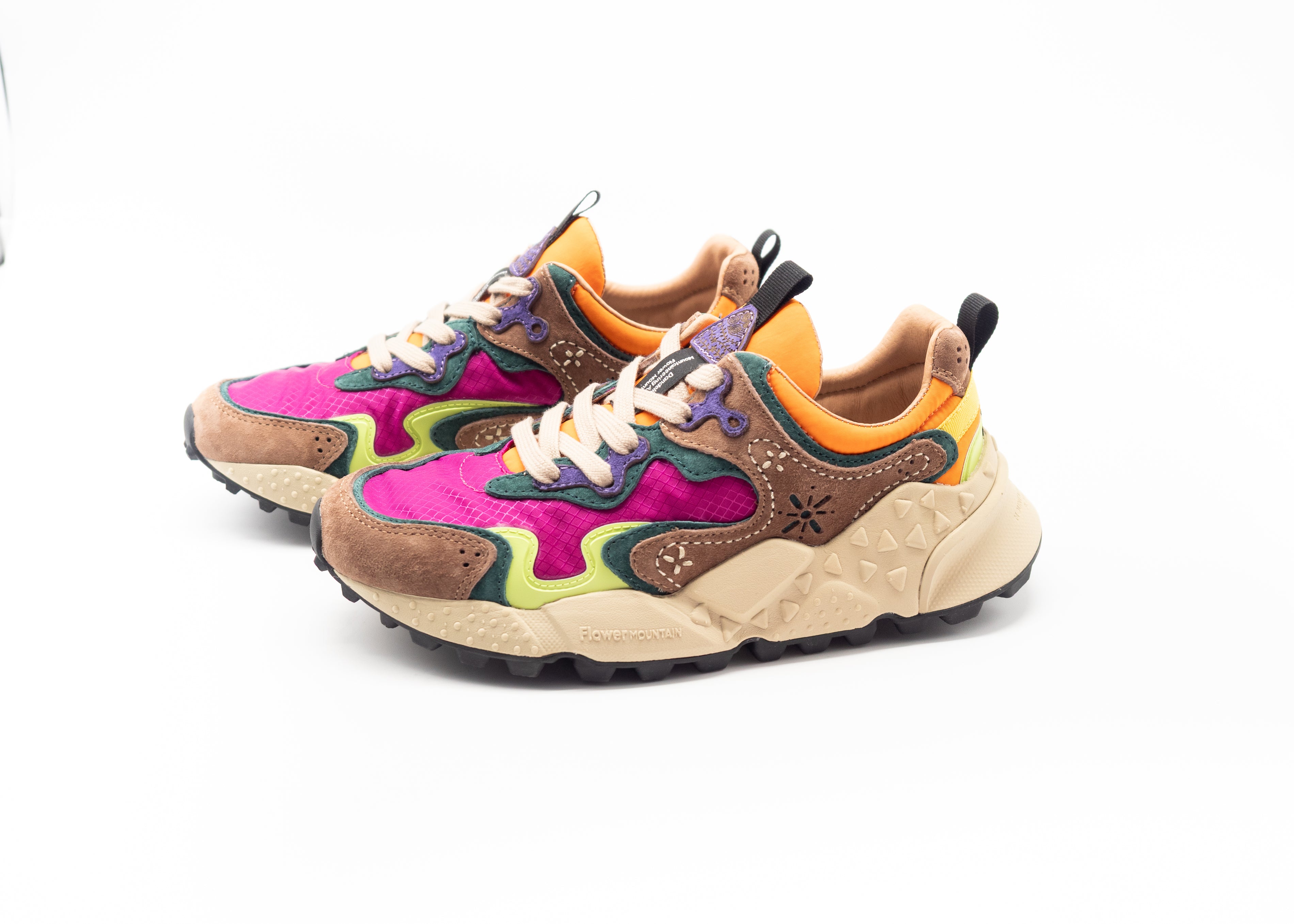 FLOWER MOUNTAIN - RULIS LIGHT BROWN BORDEAUX LIME