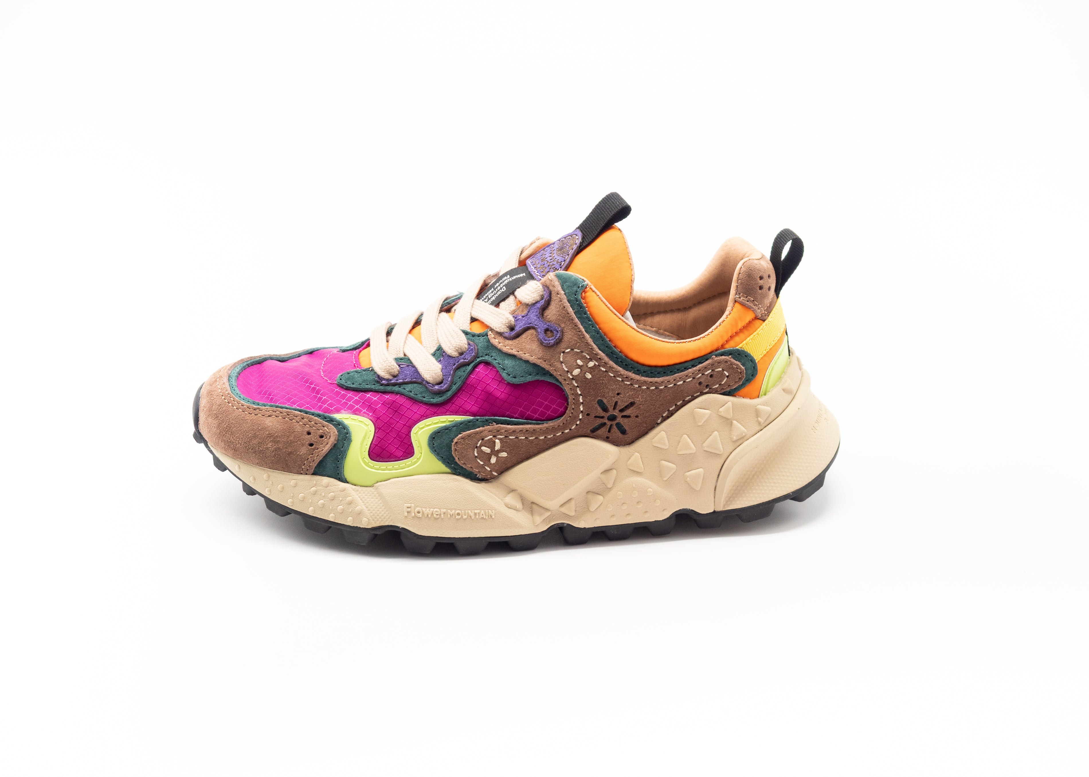 FLOWER MOUNTAIN - RULIS LIGHT BROWN BORDEAUX LIME