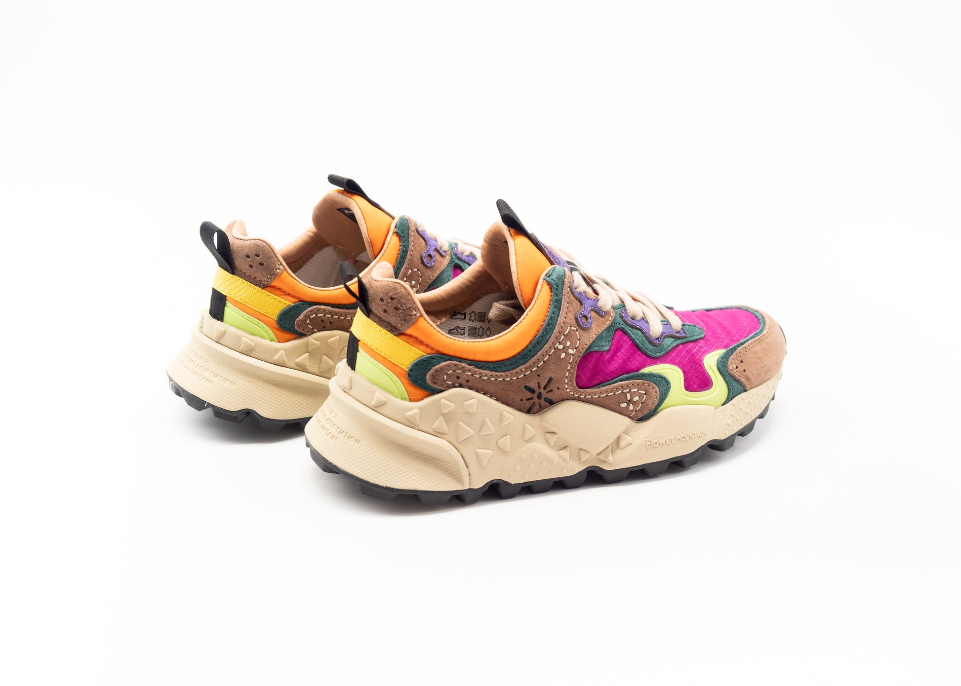 FLOWER MOUNTAIN - RULIS LIGHT BROWN BORDEAUX LIME