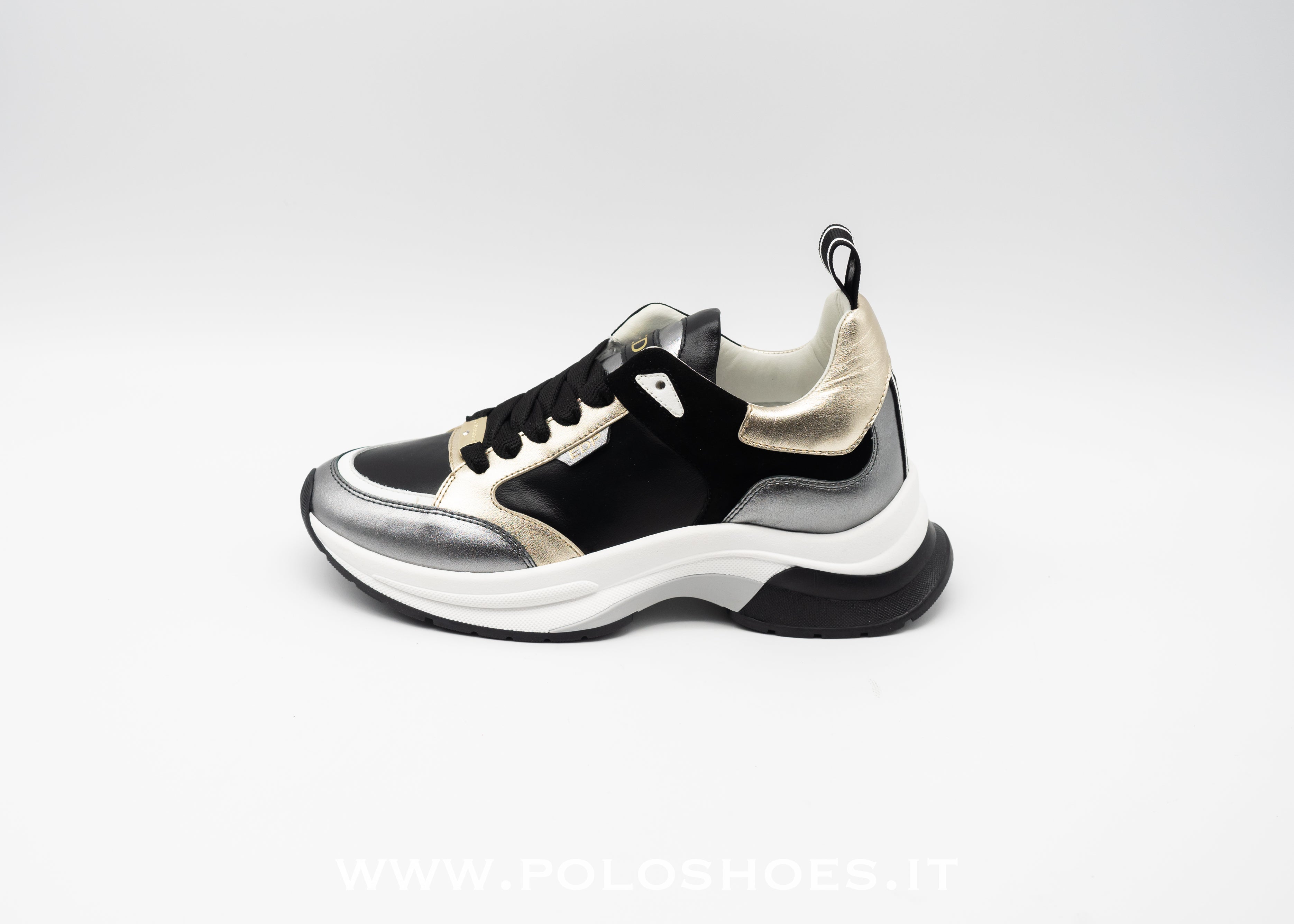 ED PARRISH - SNEAKERS CHUNKY BLACK