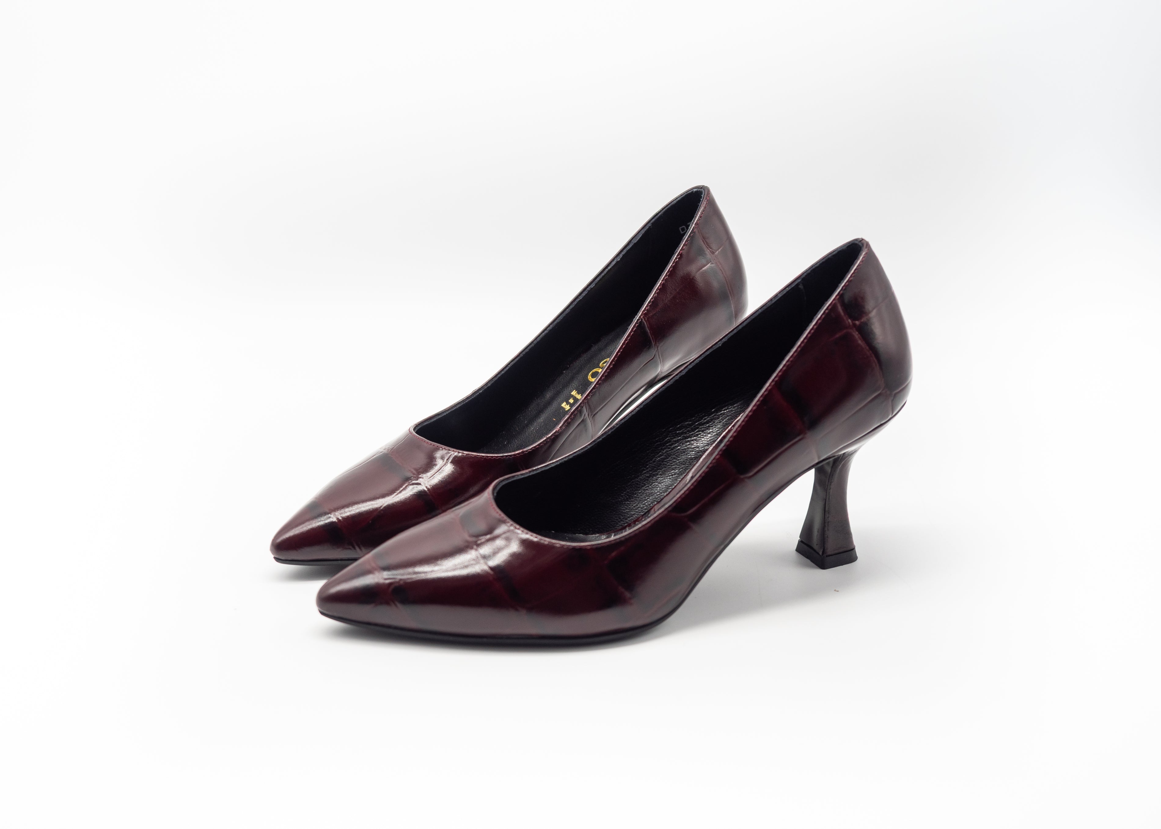 MELLUSO - DECOLETTE STAMPA COCCO BORDEAUX